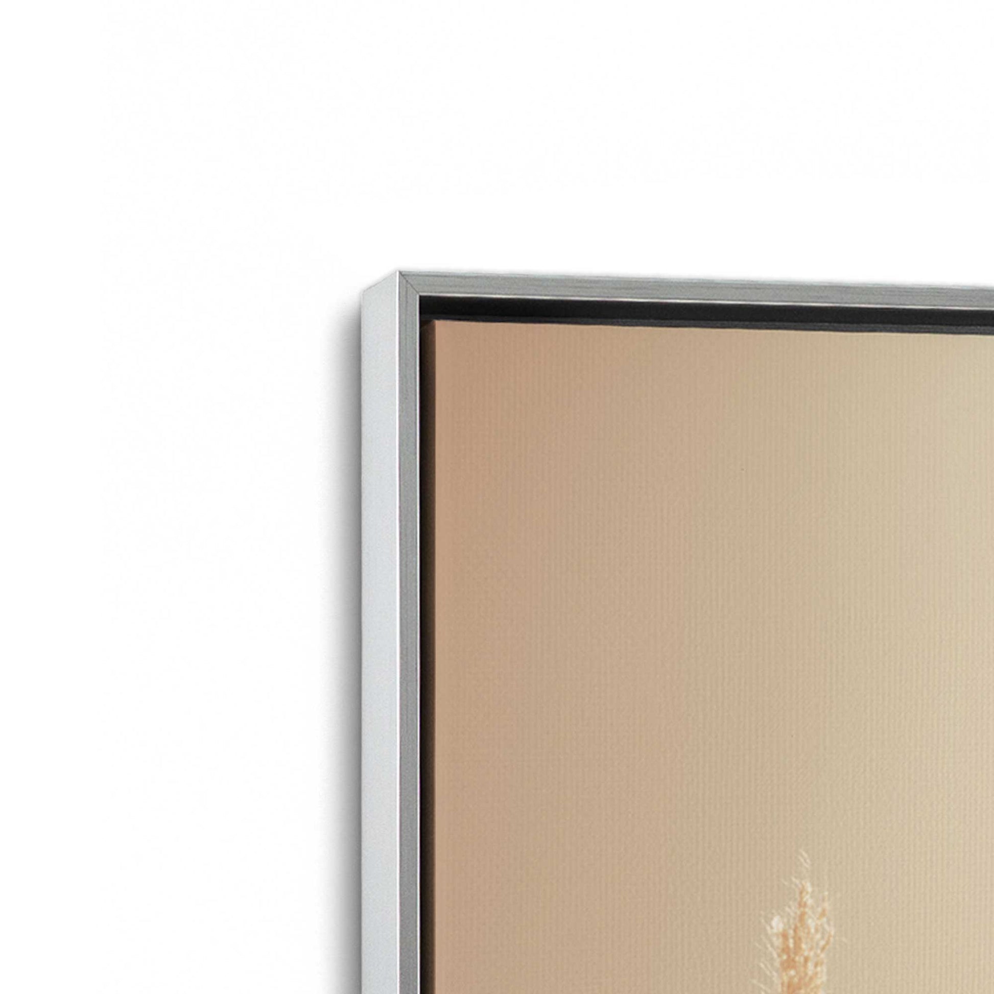 [Color:Polished Chrome], Picture of art in a Polished Chrome frame at an angle