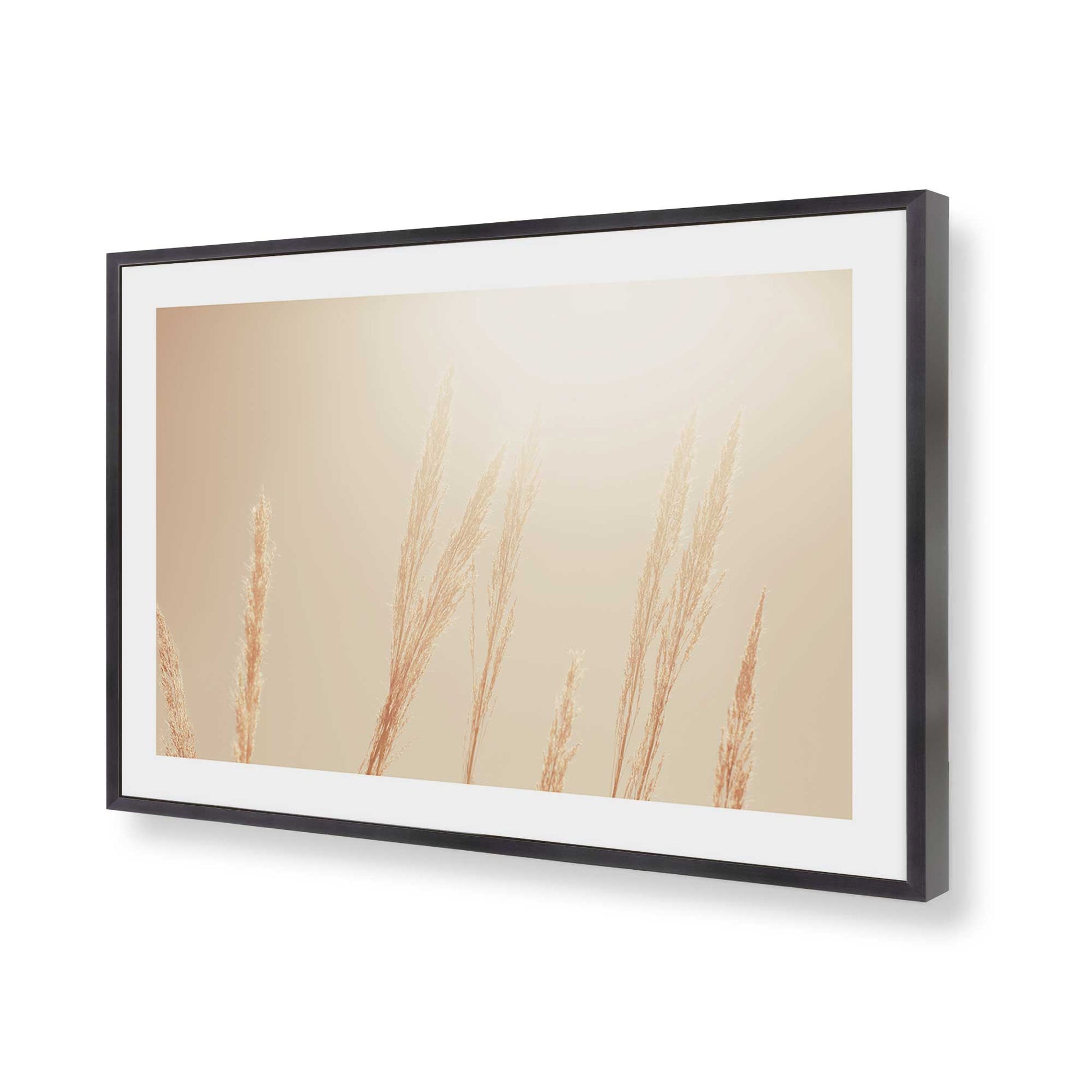 [Color:Weathered Zinc], Picture of art in a Weathered Zinc frame of the corner