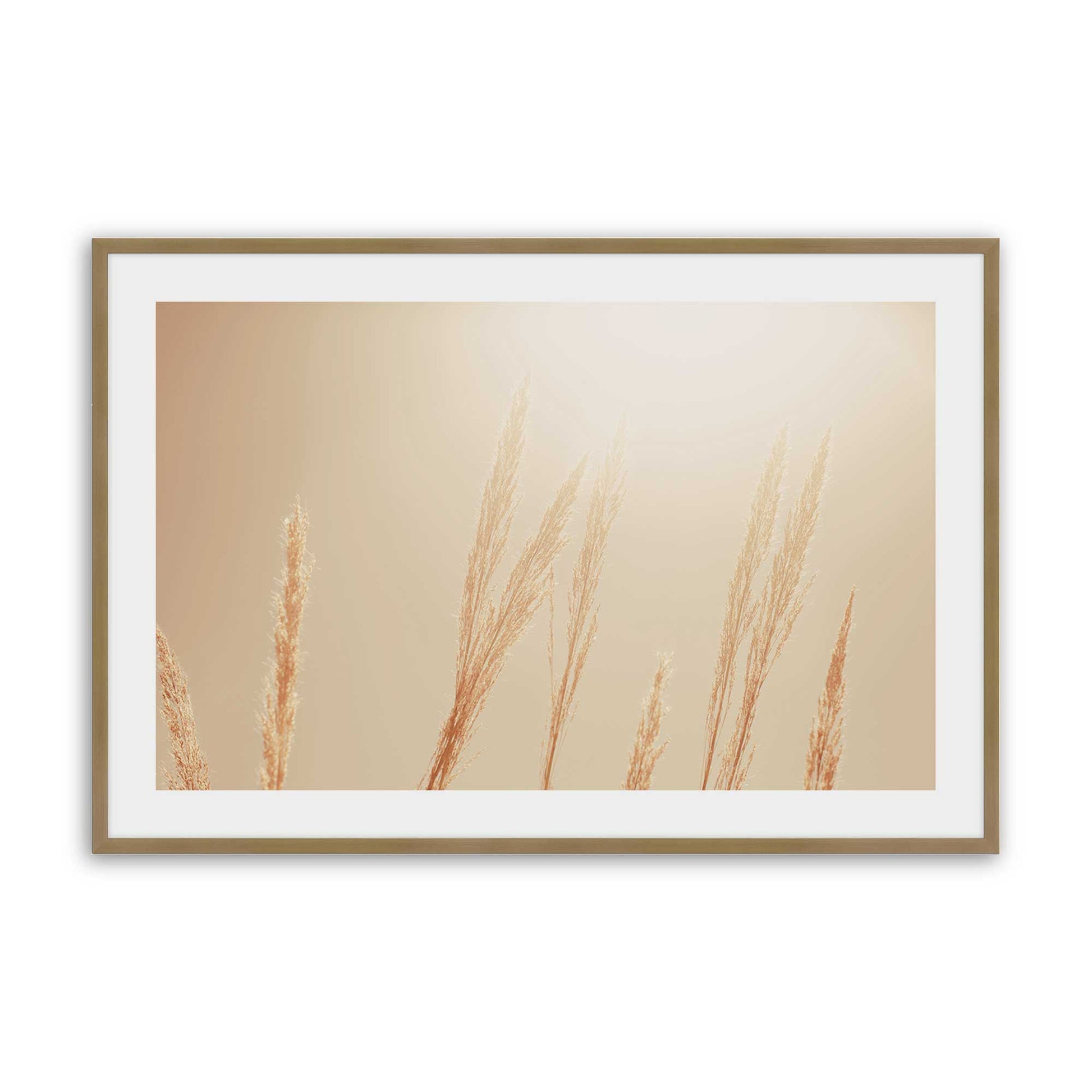 [Color:Brushed Gold], Picture of art in a Brushed Gold frame