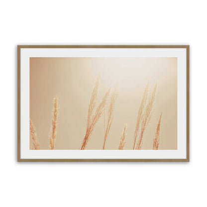 [Color:Brushed Gold], Picture of art in a Brushed Gold frame