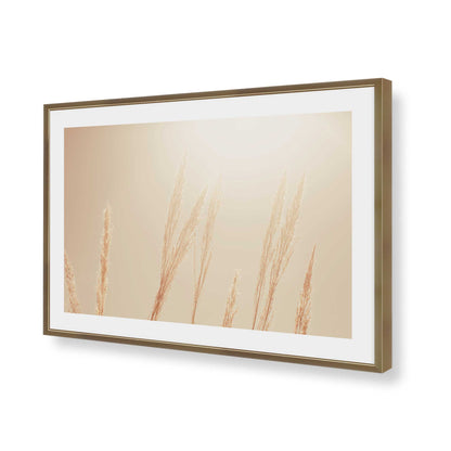 [Color:Brushed Gold], Picture of art in a Brushed Gold frame of the corner