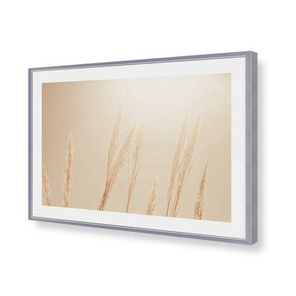 [Color:Polished Chrome], Picture of art in a Polished Chrome frame of the corner