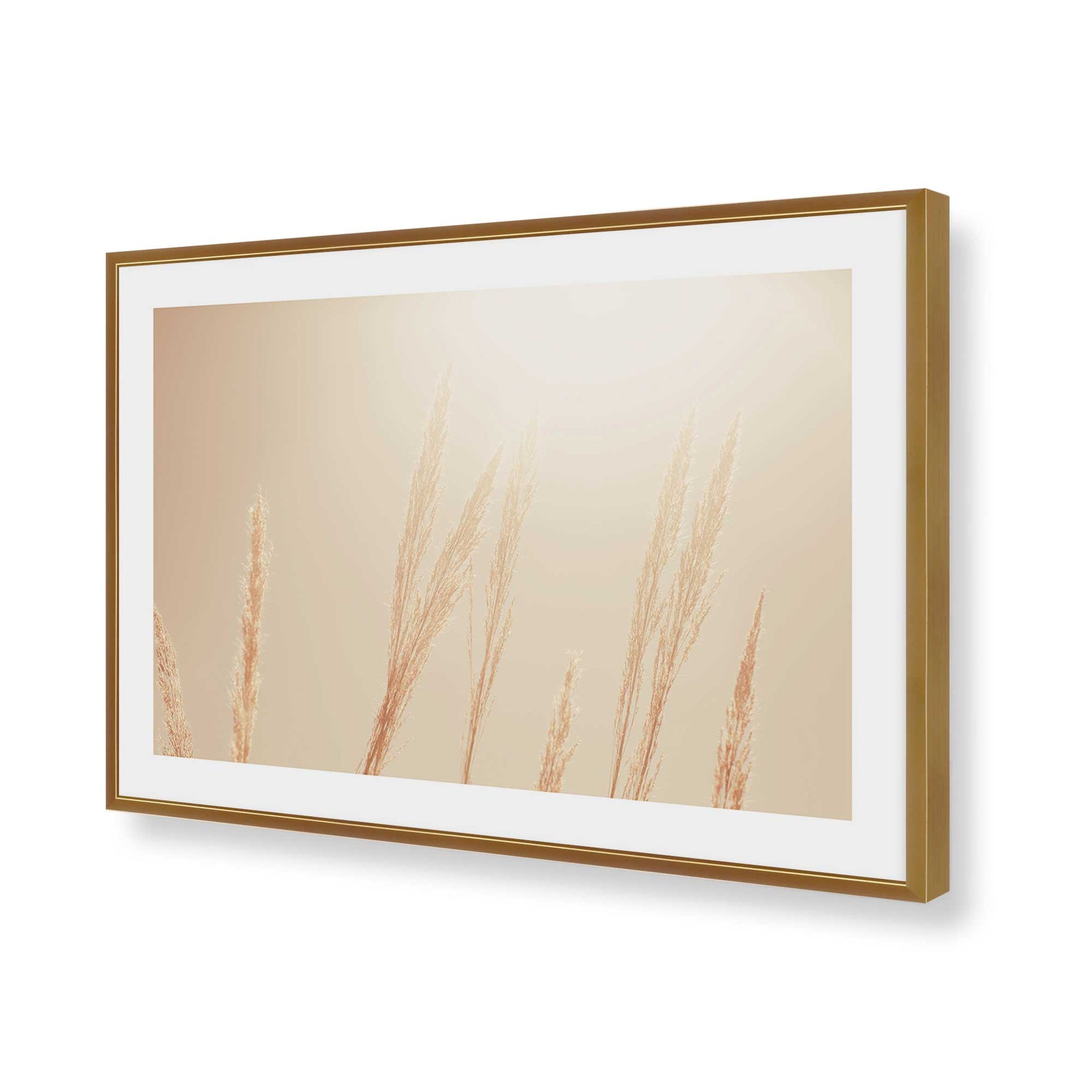 [Color:Polished Gold], Picture of art in a Polished Gold frame of the corner