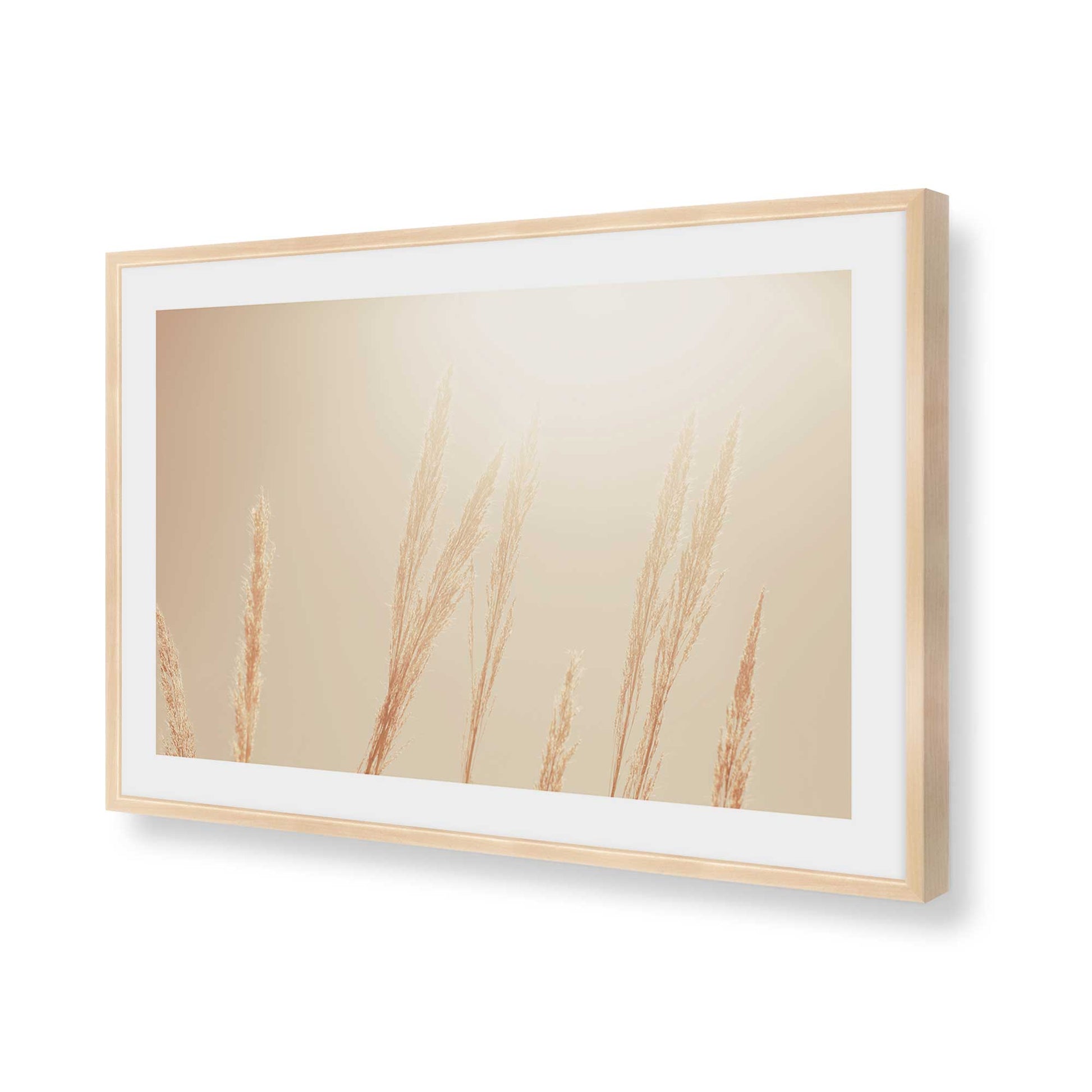 [Color:Raw Maple], Picture of art in a Raw Maple frame of the corner