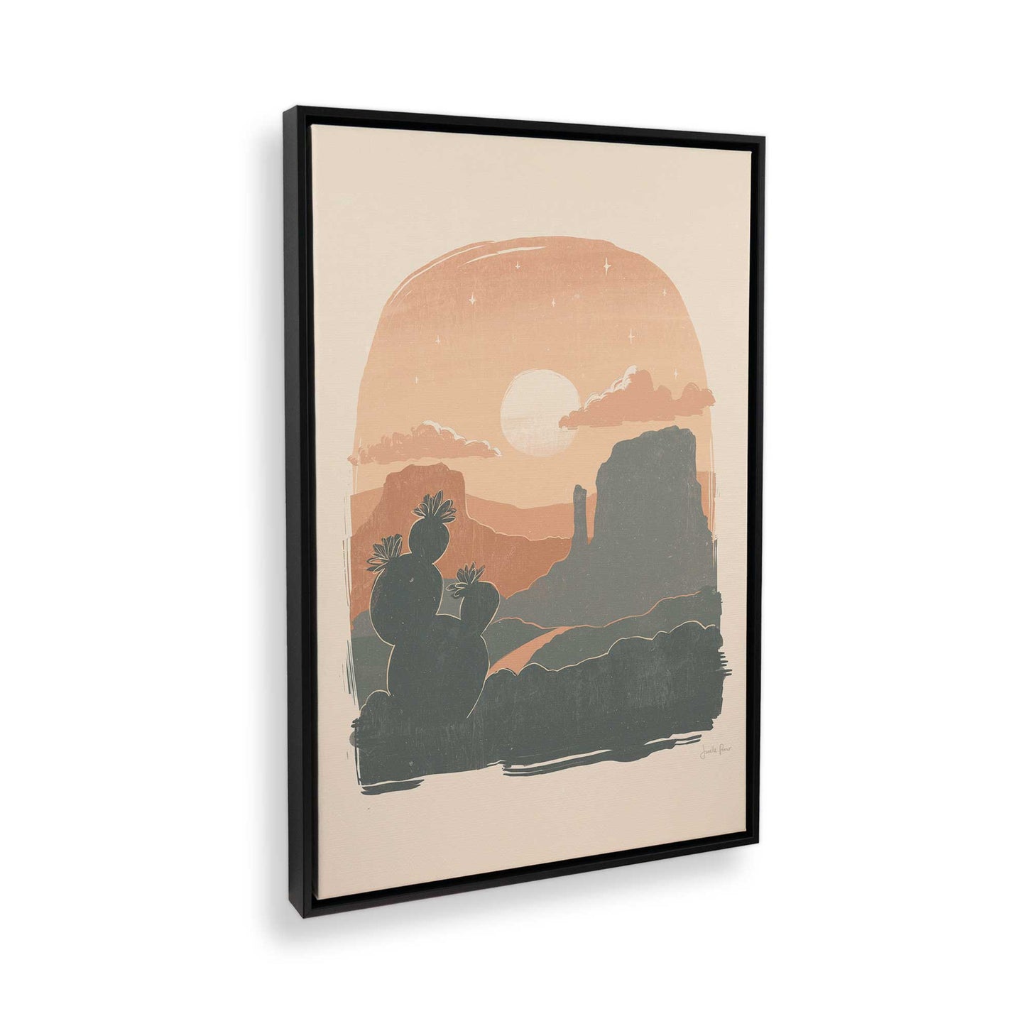 [Color:Satin Black], Picture of the corner of the art