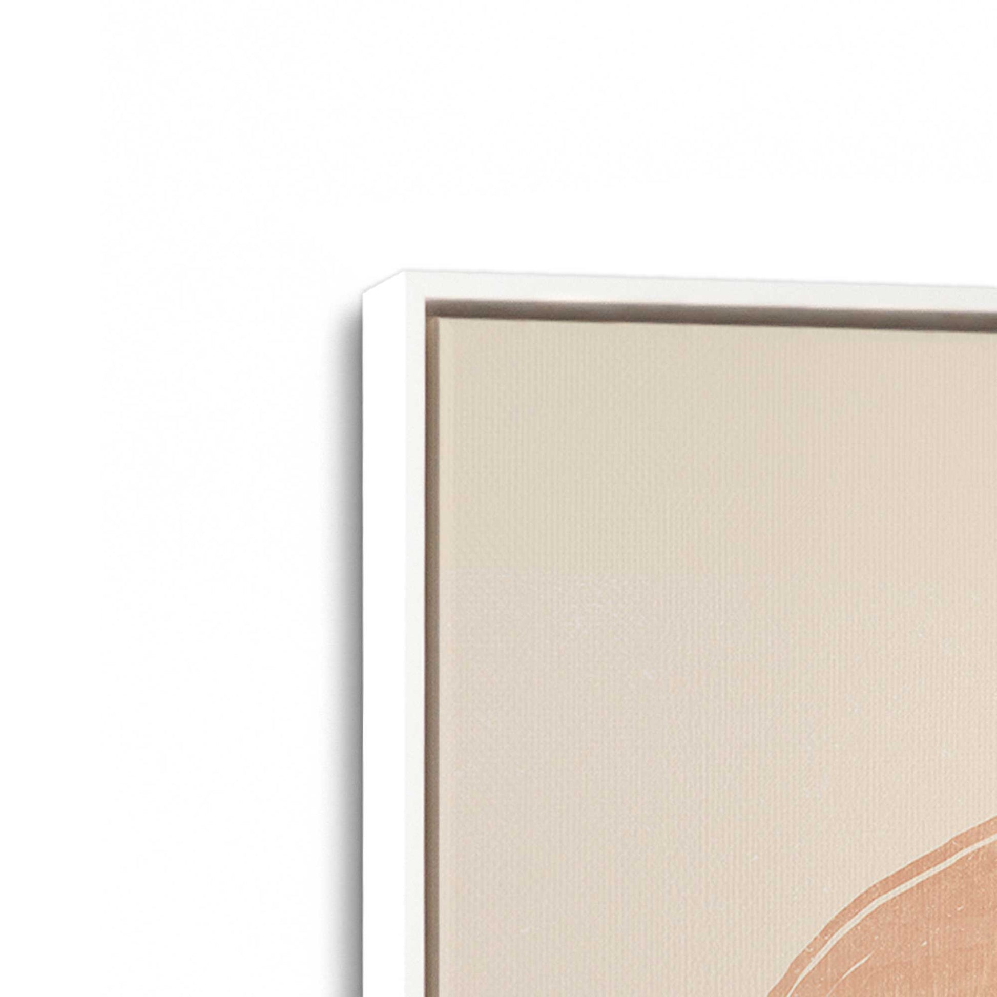[Color:Opaque White], Picture of art in a White frame at an angle
