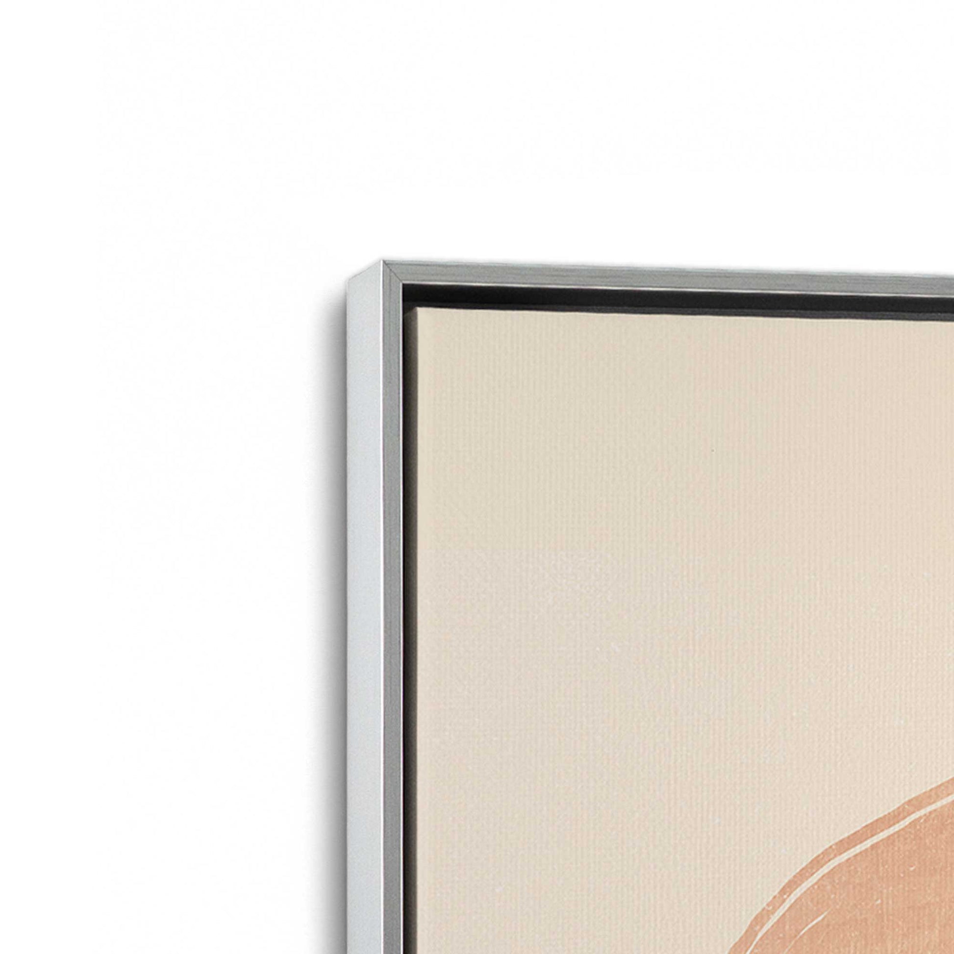 [Color:Polished Chrome], Picture of art in a Polished Chrome frame at an angle