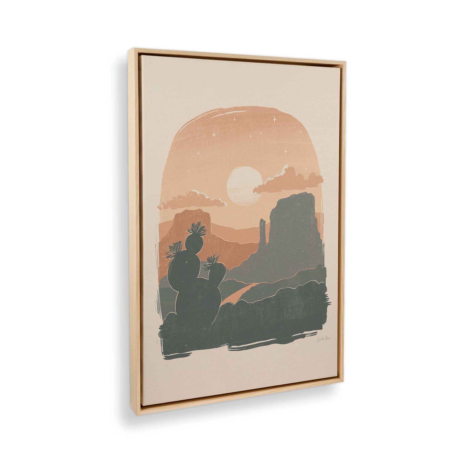 [Color:American Maple], Picture of the corner of the art