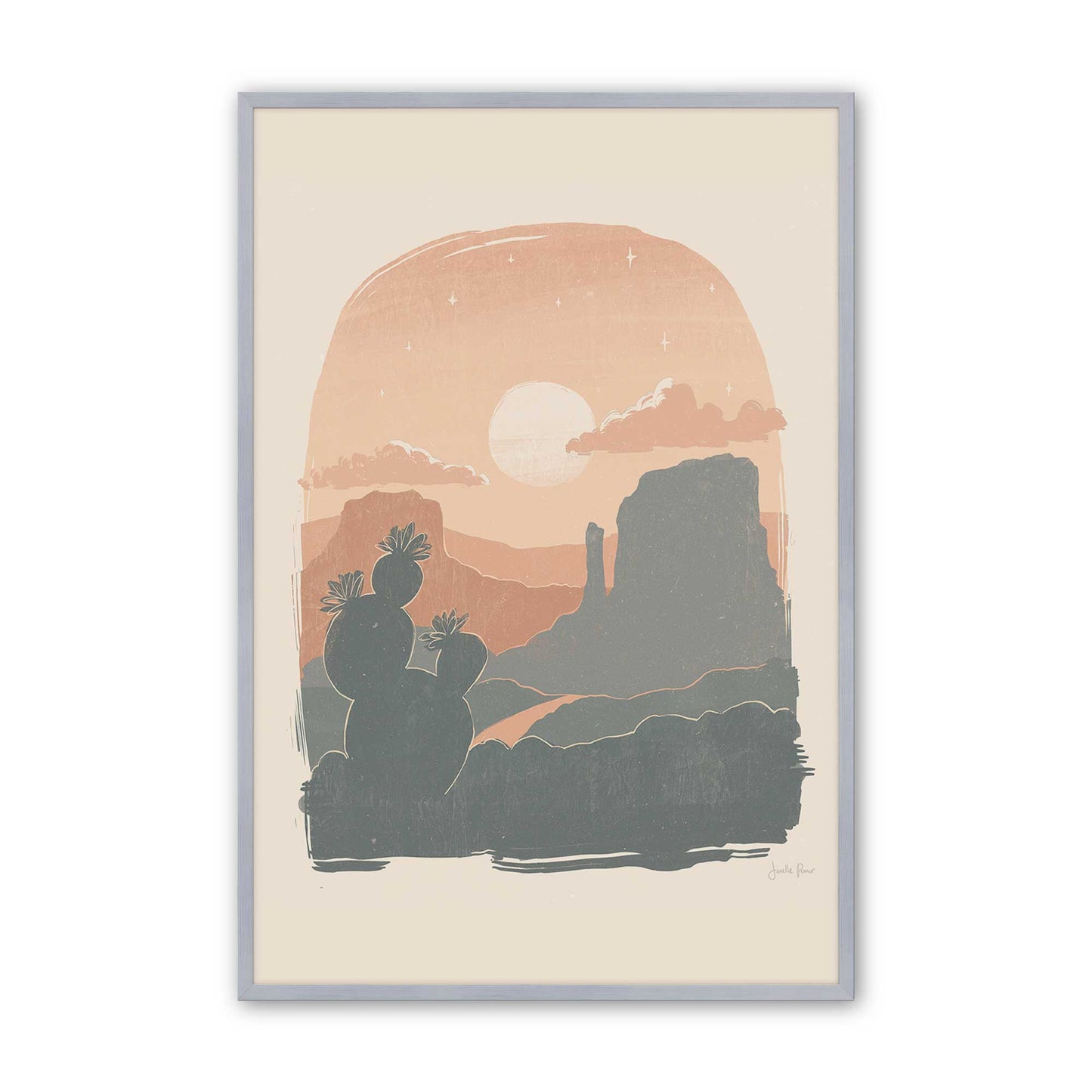 [Color:Polished Chrome], Picture of art in a Polished Chrome frame