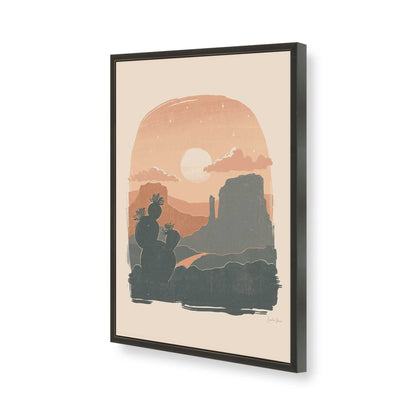 [Color:Satin Black], Picture of art in a Satin Black frame of the corner