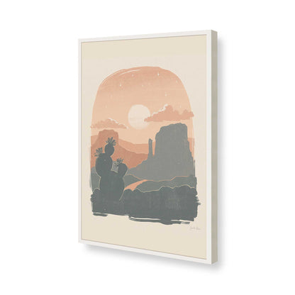 [Color:Opaque White], Picture of art in a Opaque White frame of the corner