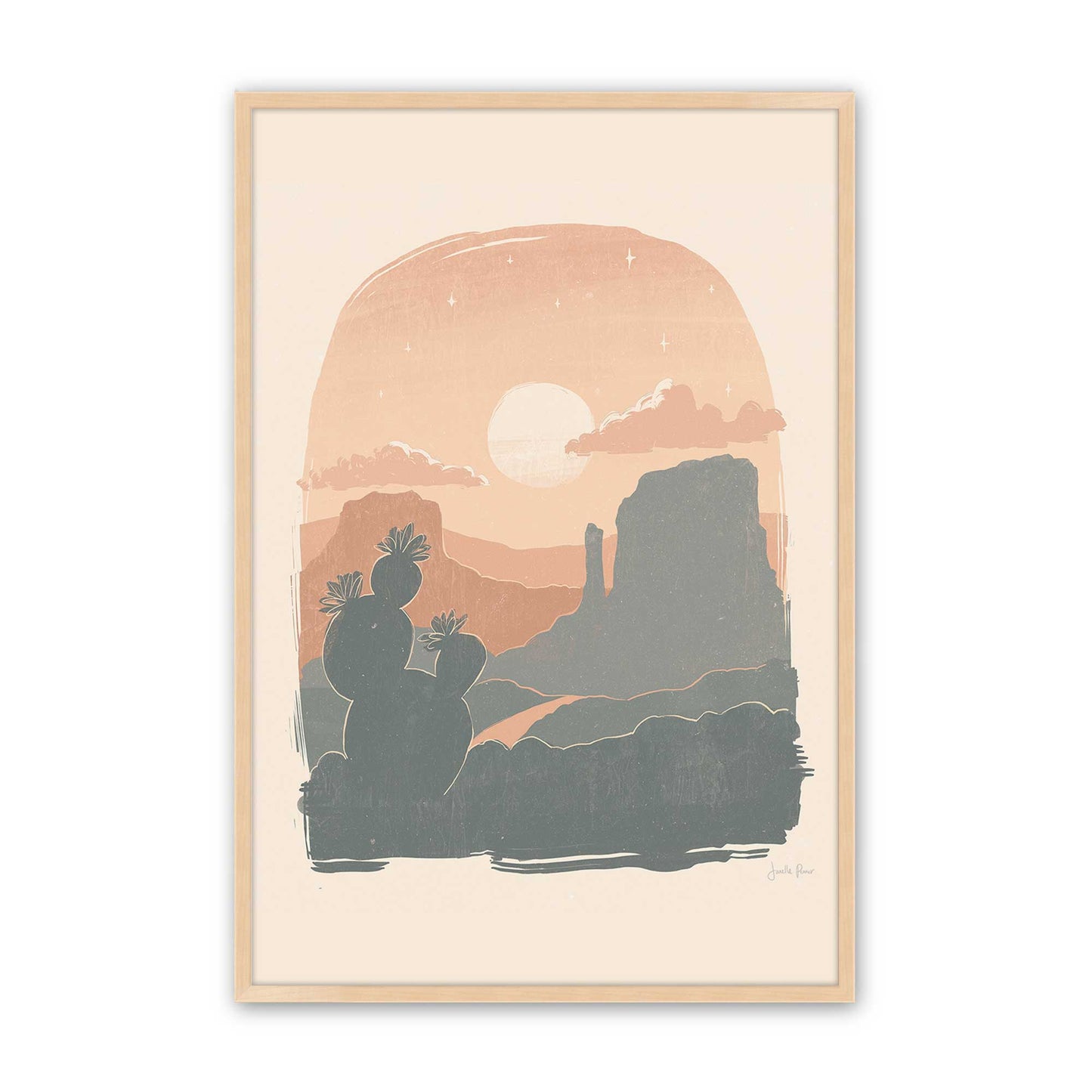 [Color:Raw Maple], Picture of art in a Raw Maple frame