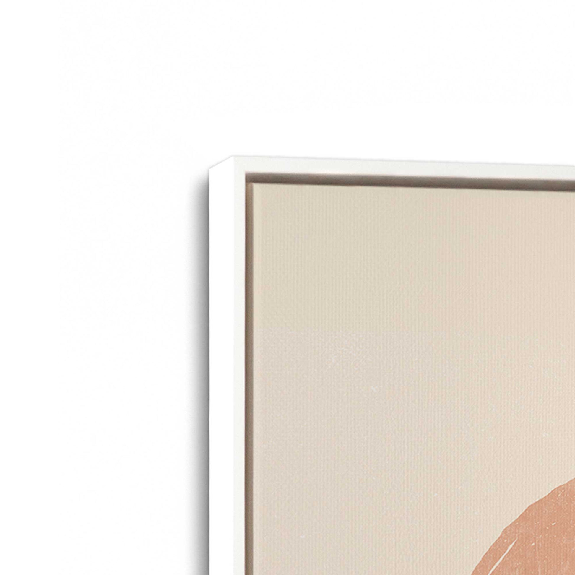 [Color:Opaque White], Picture of art in a White frame at an angle