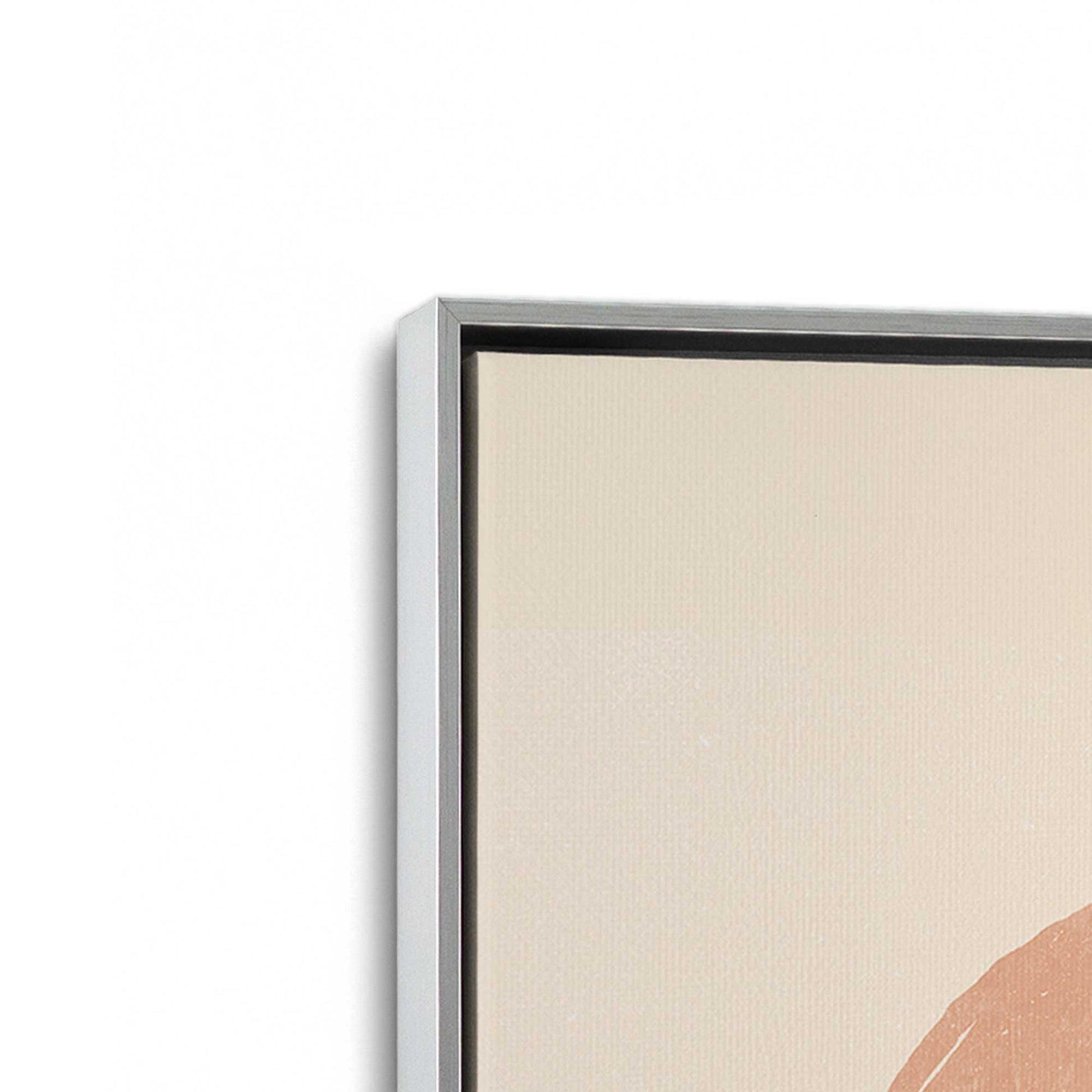 [Color:Polished Chrome], Picture of art in a Polished Chrome frame at an angle