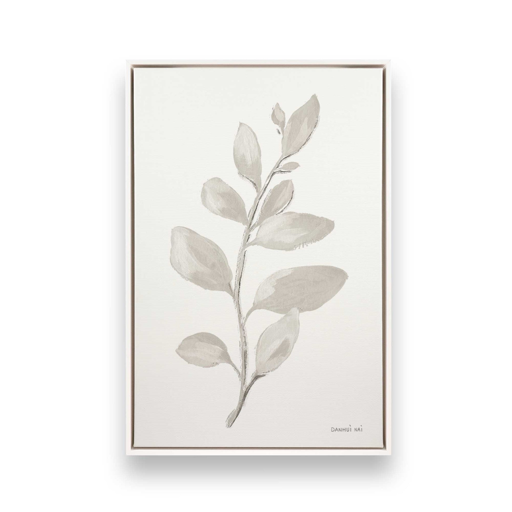 [Color:Opaque White], Picture of art in a White frame