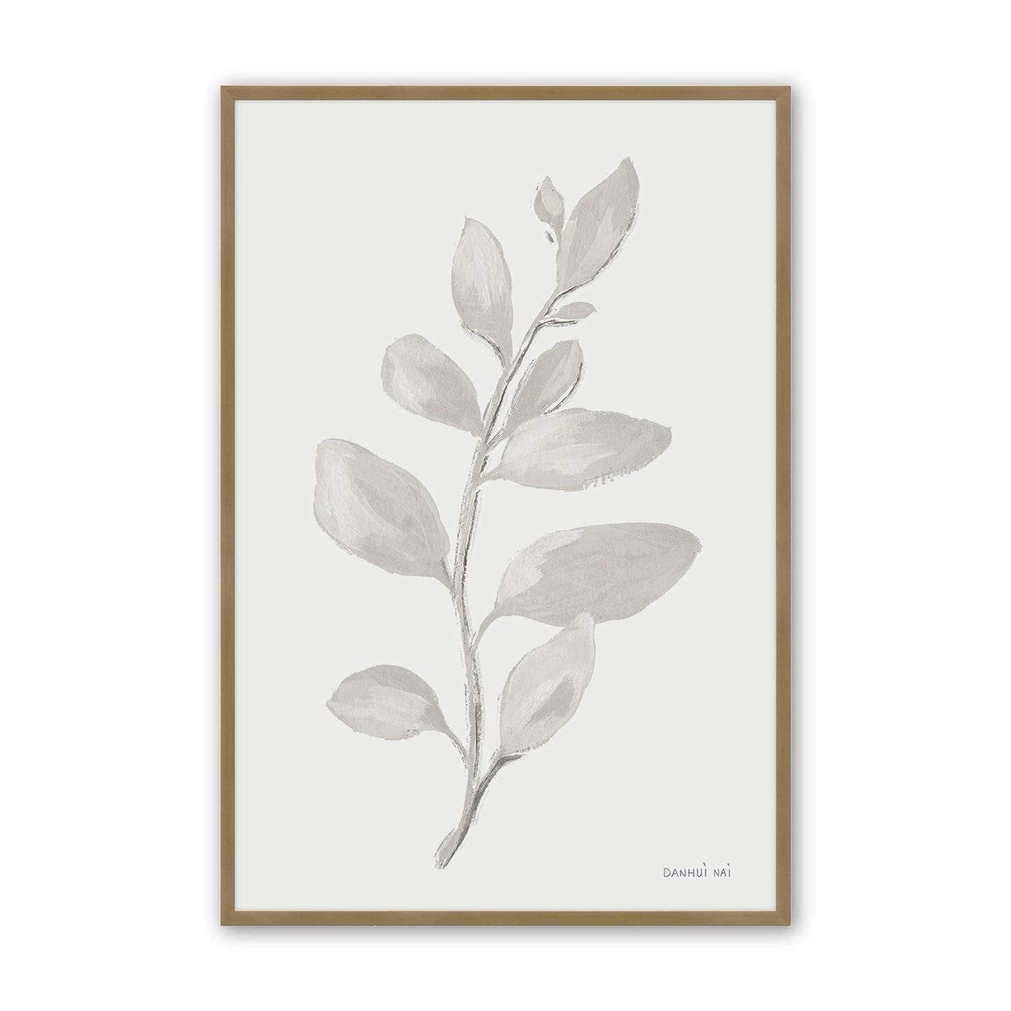 [Color:Brushed Gold], Picture of art in a Brushed Gold frame