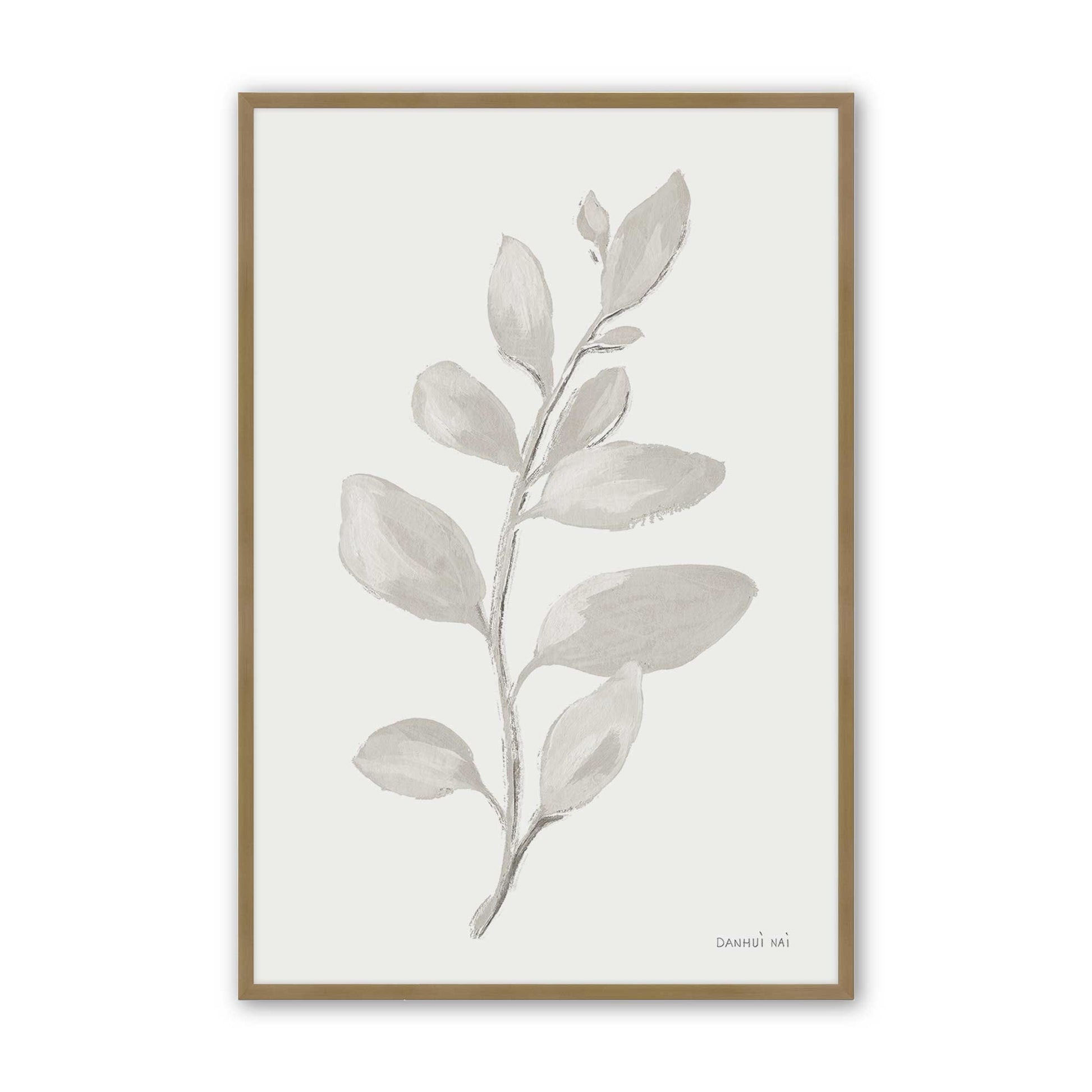 [Color:Brushed Gold], Picture of art in a Brushed Gold frame