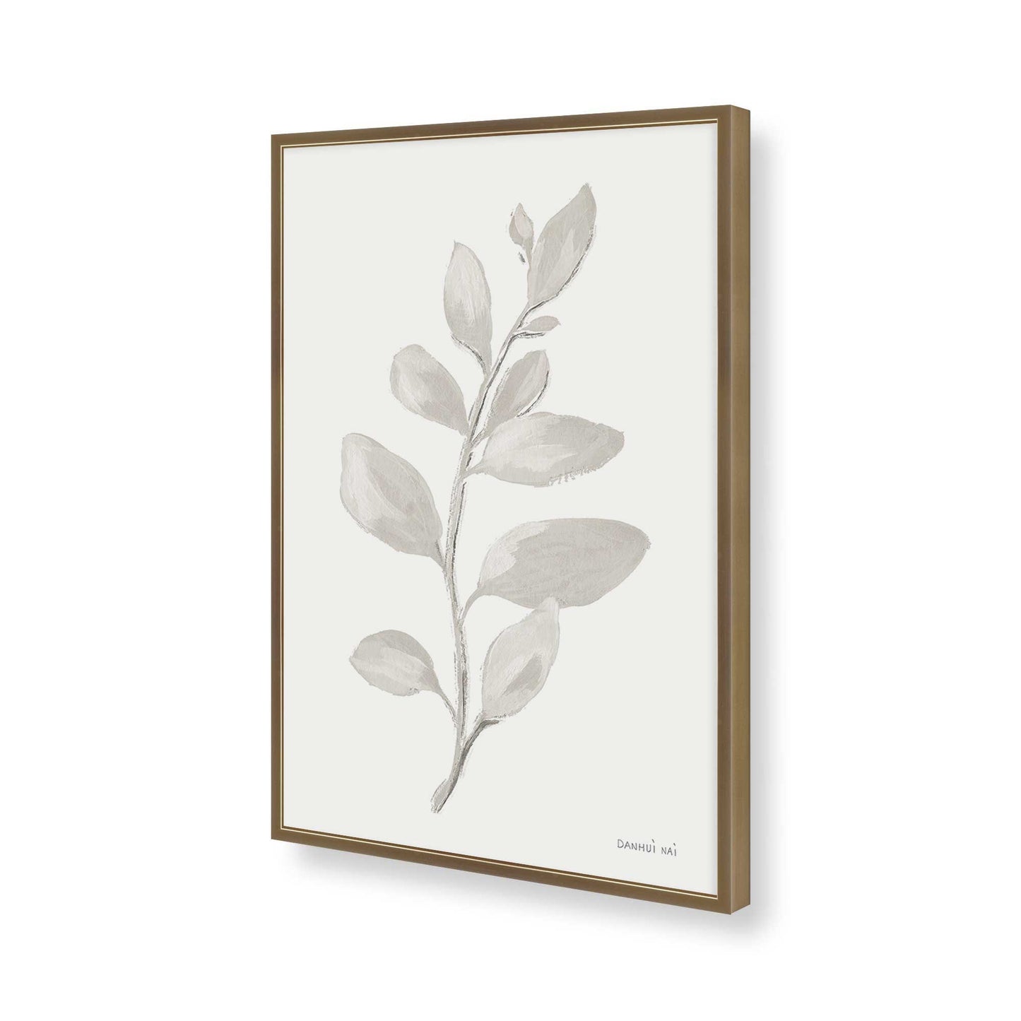 [Color:Brushed Gold], Picture of art in a Brushed Gold frame of the corner