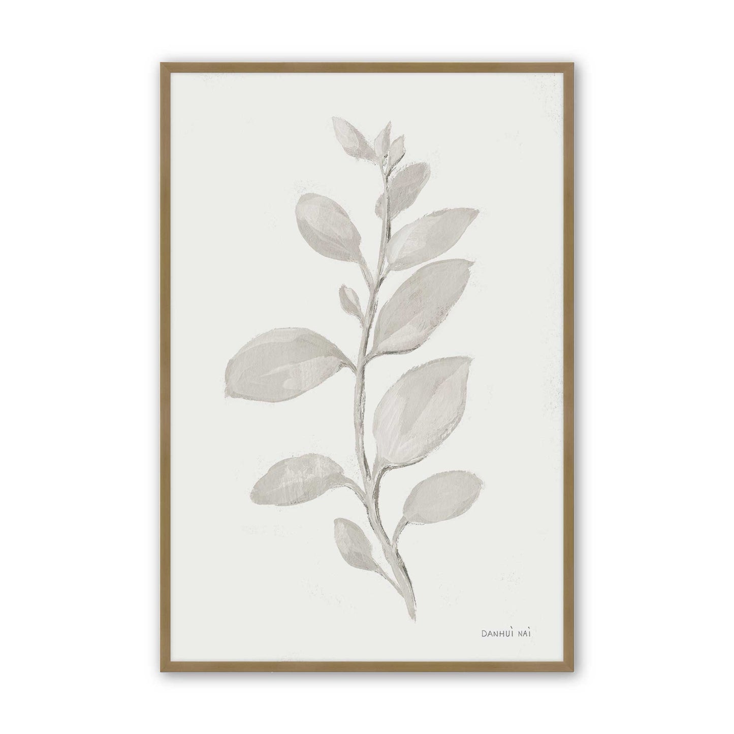 [Color:Brushed Gold], Picture of art in a Brushed Gold frame
