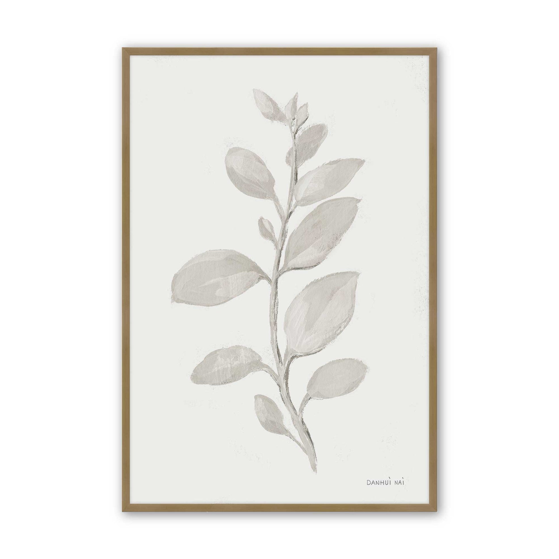 [Color:Brushed Gold], Picture of art in a Brushed Gold frame