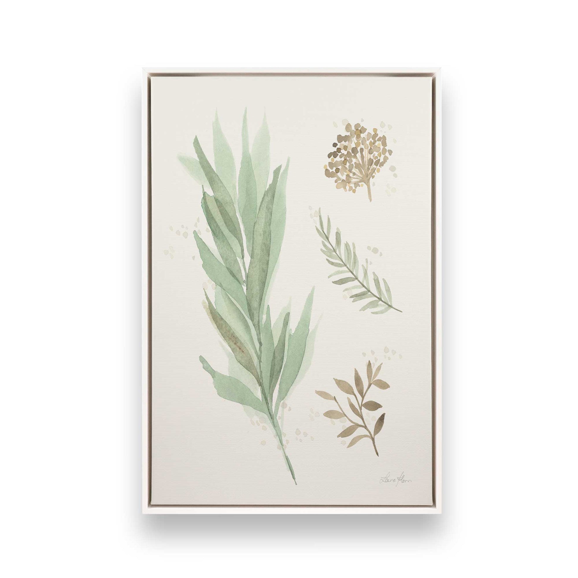 [Color:Opaque White], Picture of art in a White frame