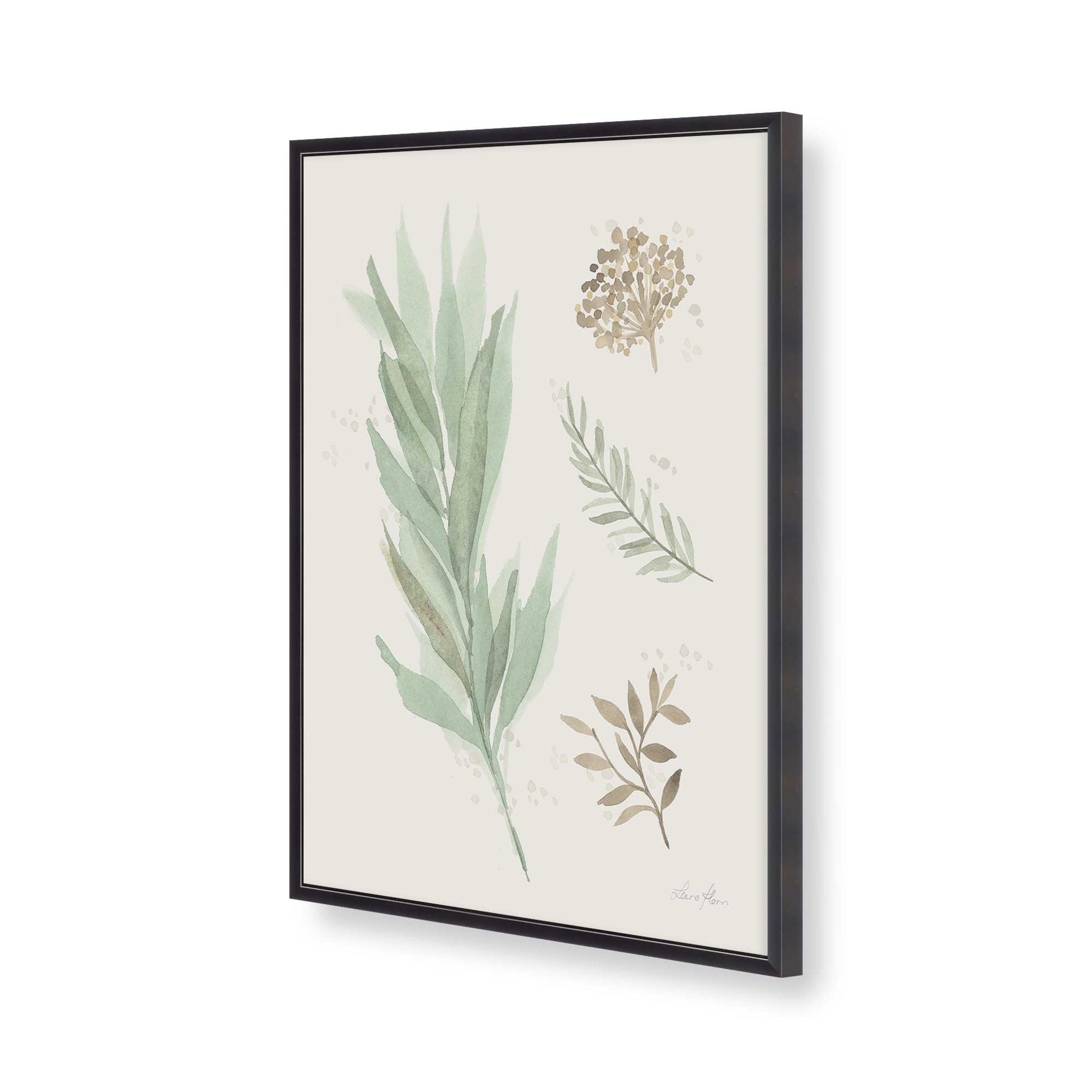 [Color:Weathered Zinc], Picture of art in a Weathered Zinc frame of the corner