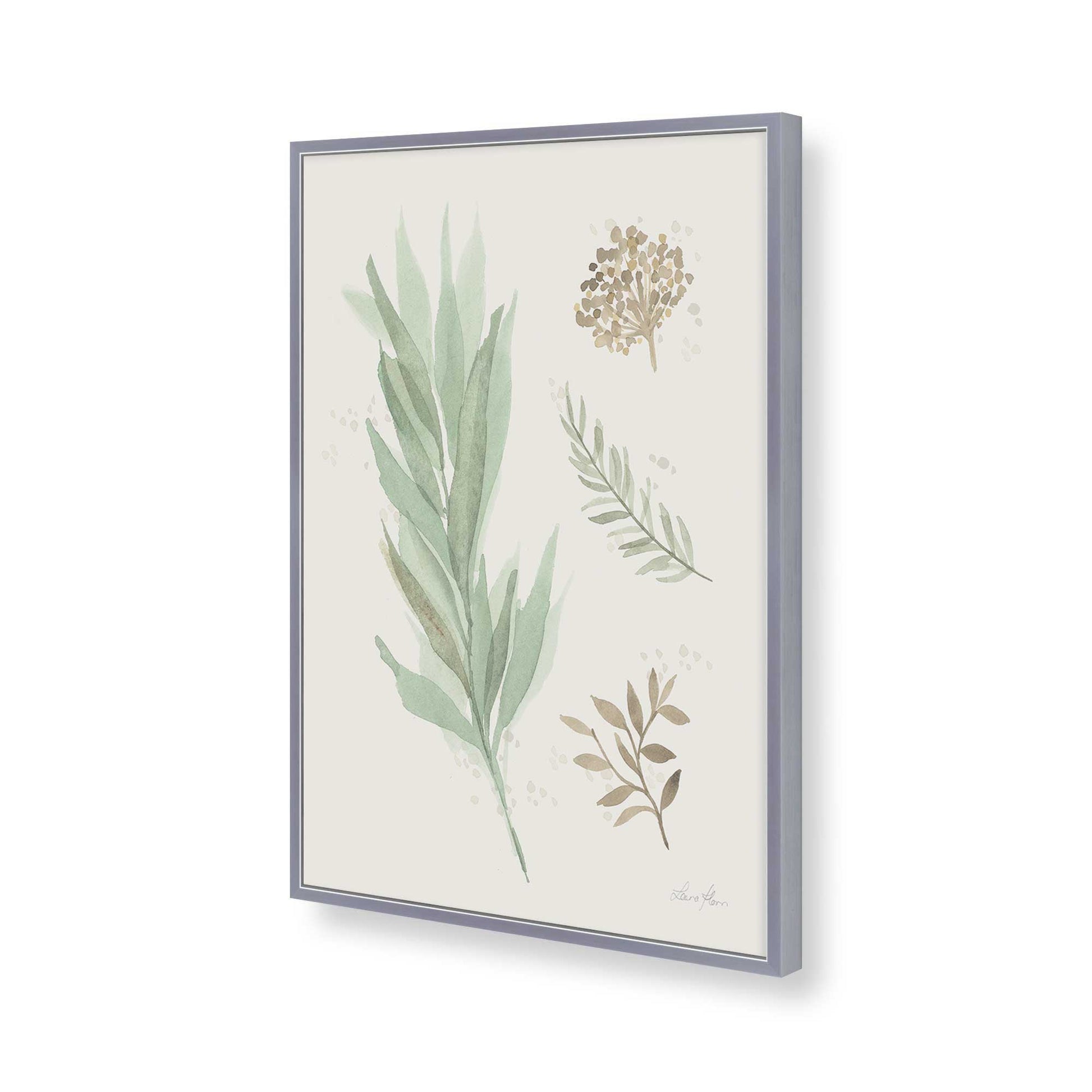 [Color:Polished Chrome], Picture of art in a Polished Chrome frame of the corner