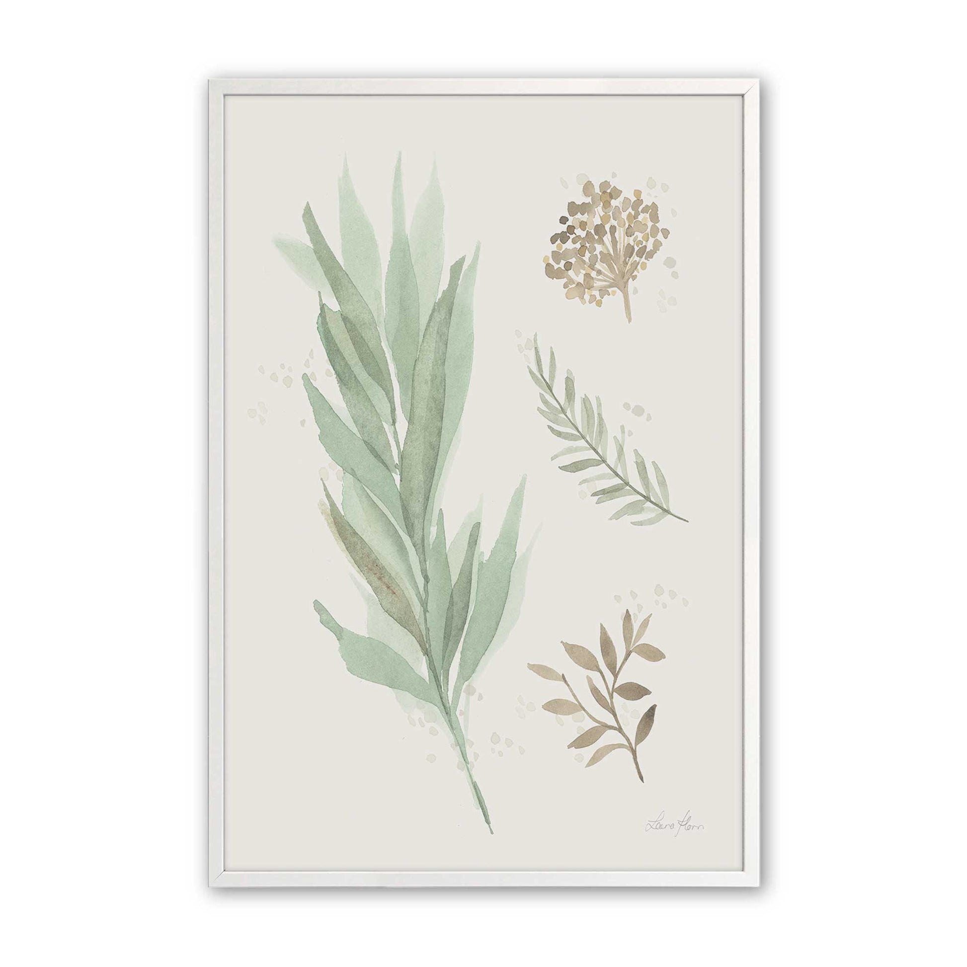 [Color:Opaque White], Picture of art in a Opaque White frame