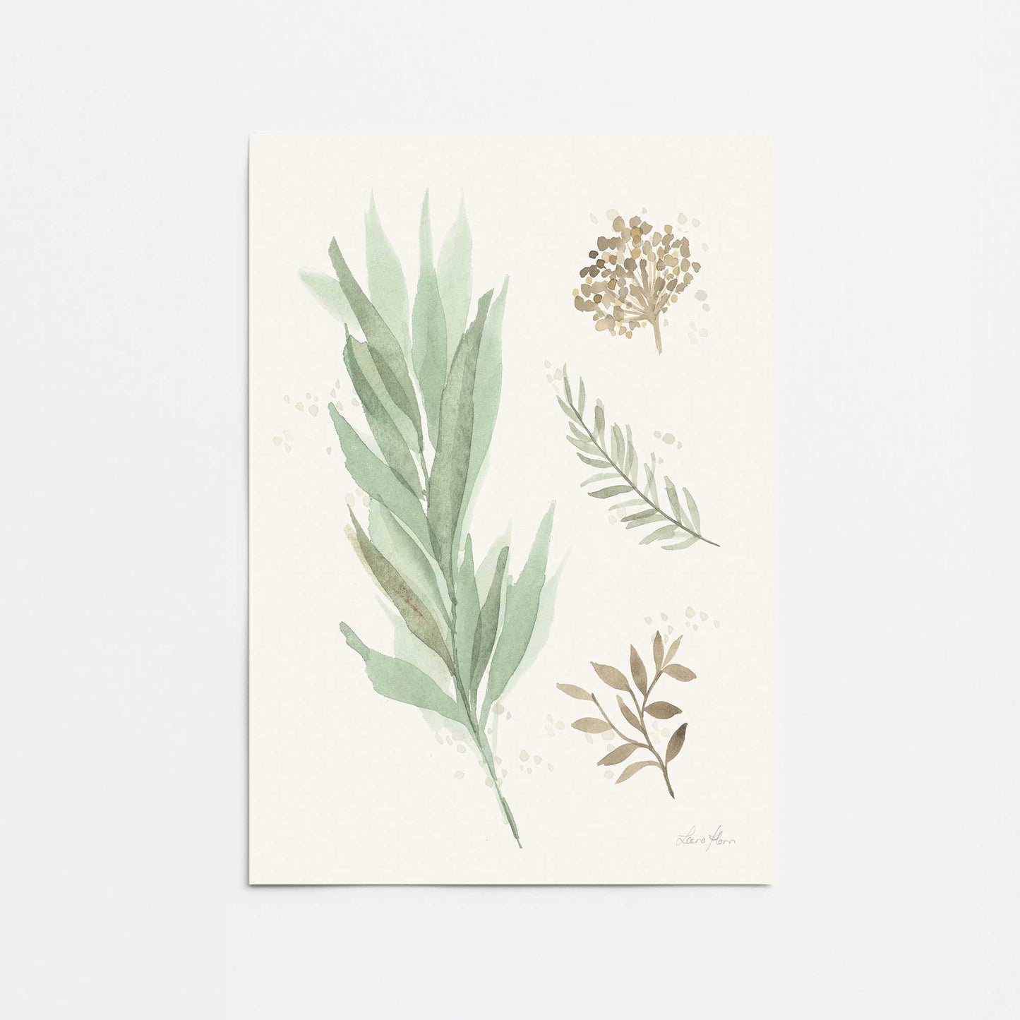 [color:Rolled Print], Picture of close up of art