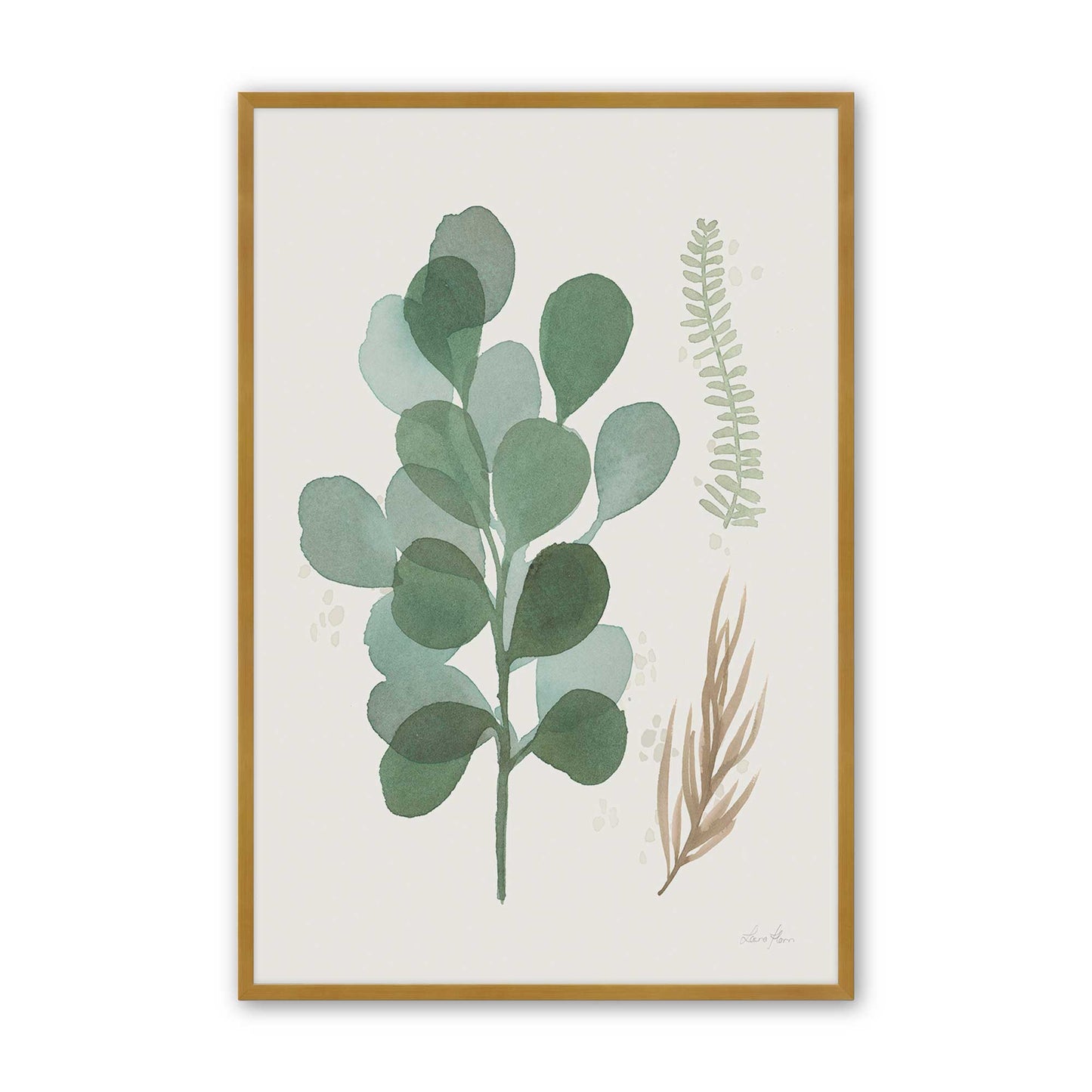 [Color:Polished Gold], Picture of art in a Polished Gold frame