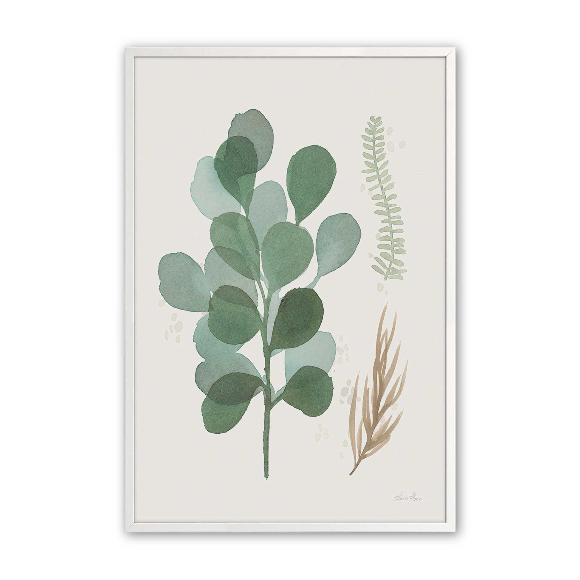 [Color:Opaque White], Picture of art in a Opaque White frame