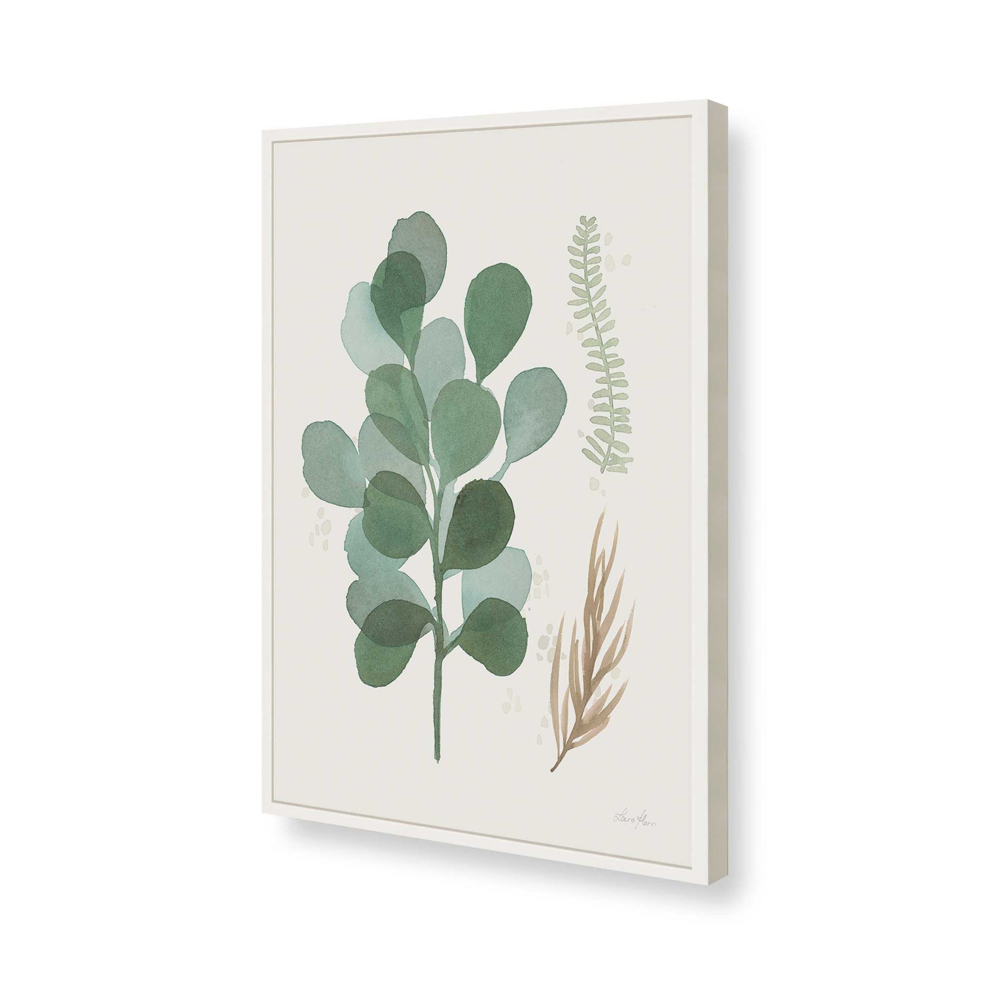 [Color:Opaque White], Picture of art in a Opaque White frame of the corner