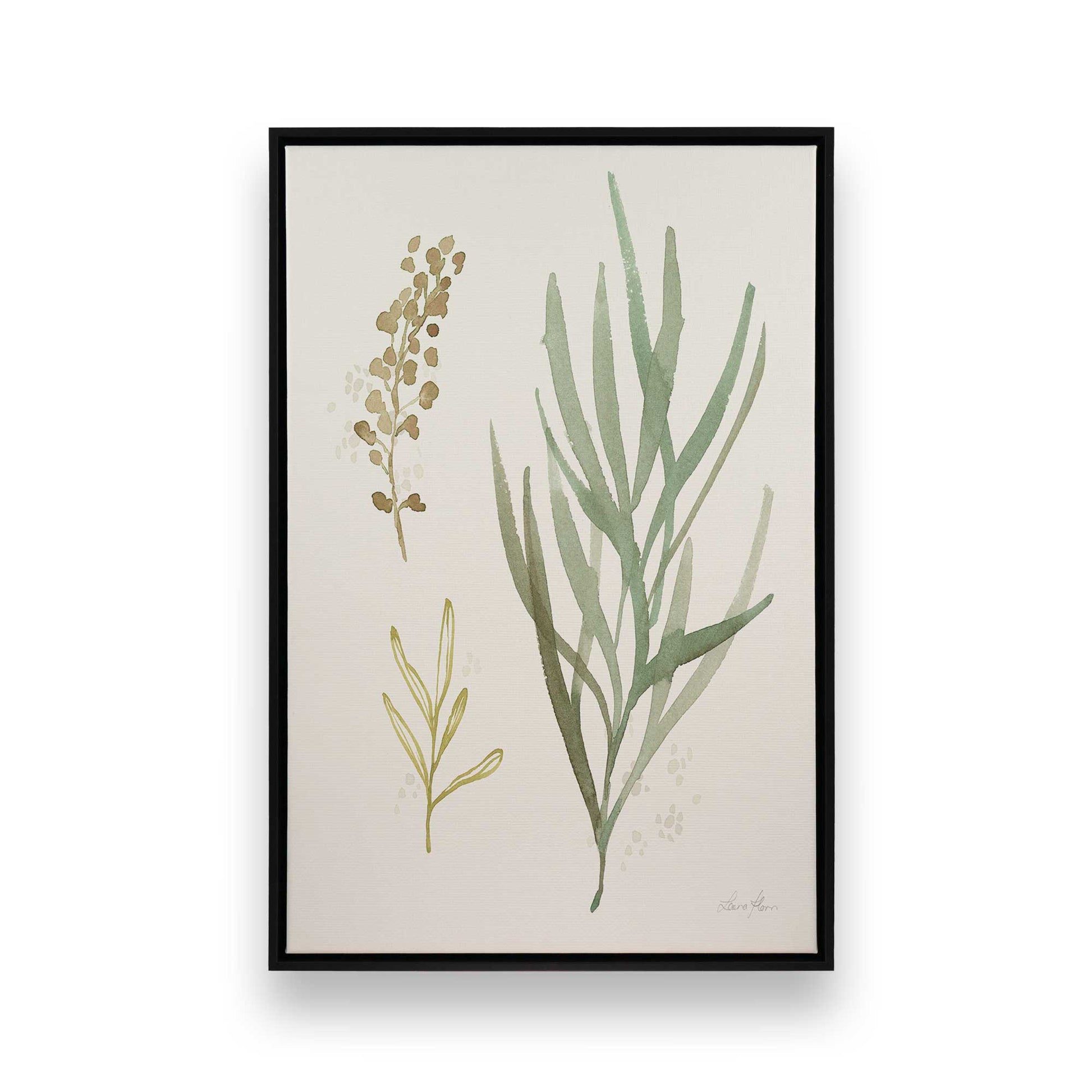 [Color:Satin Black], Picture of art in a Satin Black frame