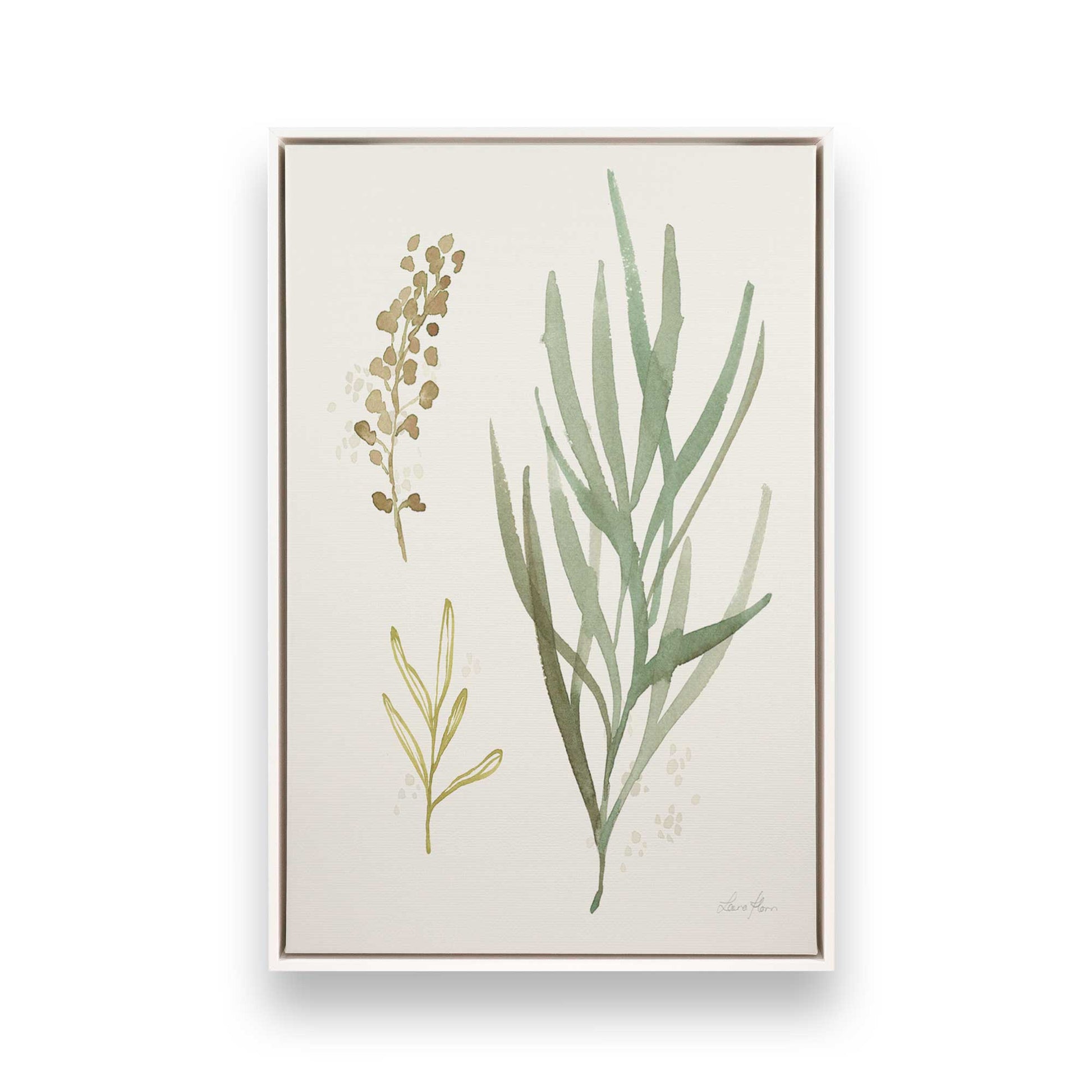 [Color:Opaque White], Picture of art in a White frame