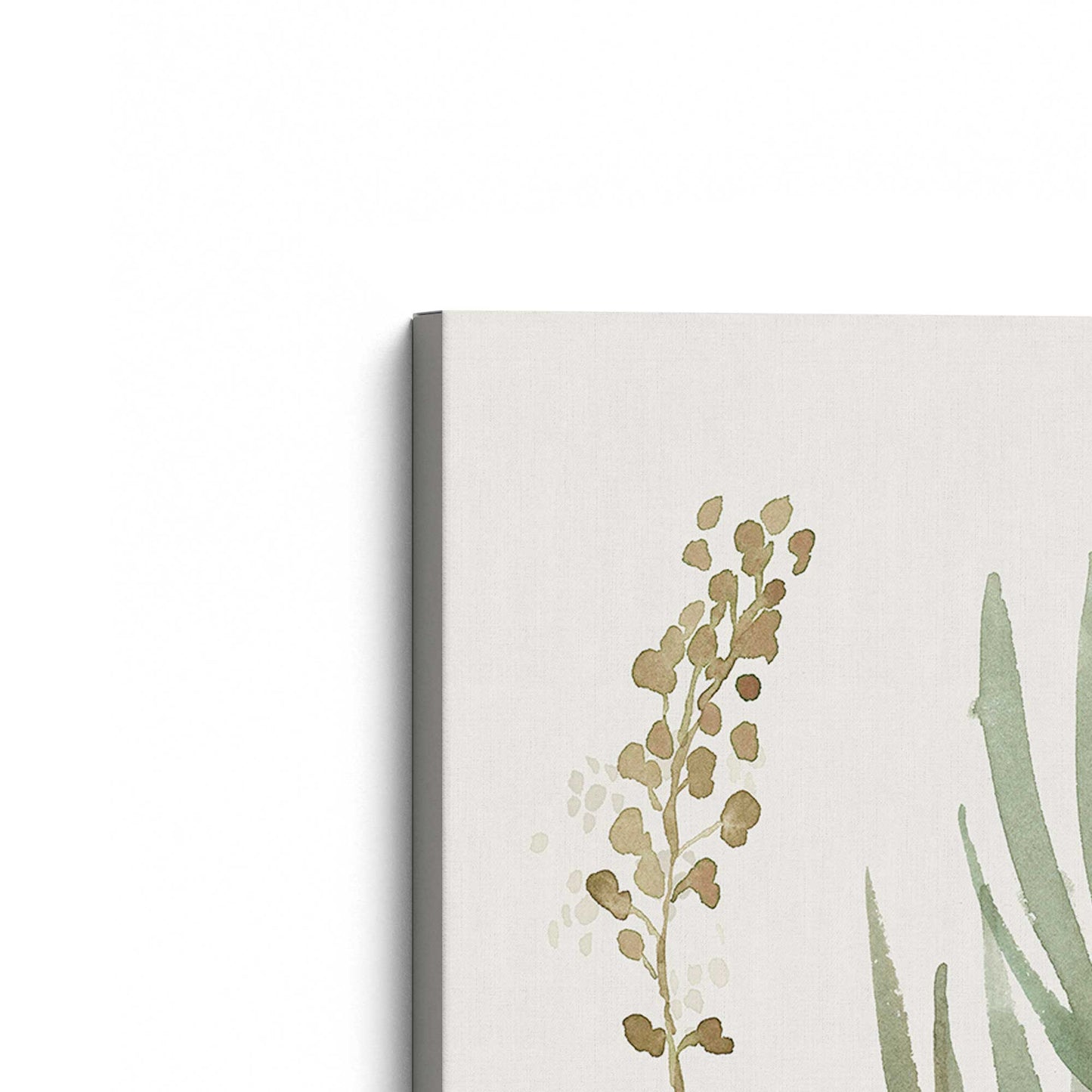 [Color:Stretched Canvas], Picture of the corner of the art