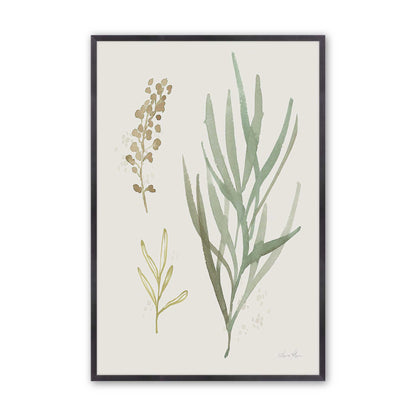Earthy Greens in Bloom Set of 4 Art Prints