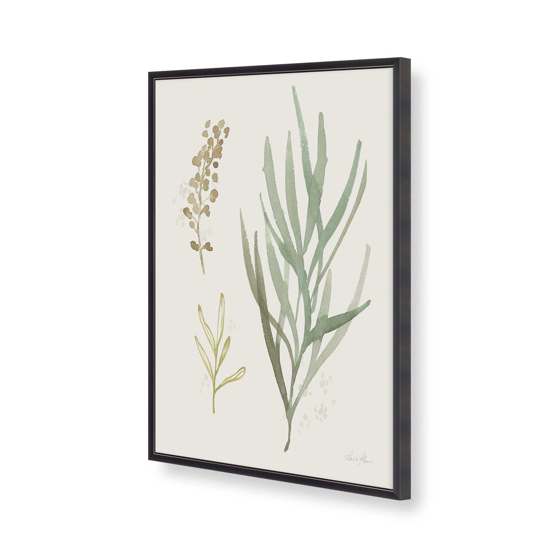 [Color:Weathered Zinc], Picture of art in a Weathered Zinc frame of the corner