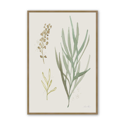Earthy Greens in Bloom Set of 4 Art Prints