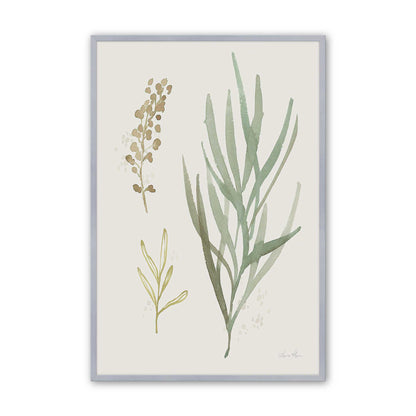 Earthy Greens in Bloom Set of 4 Art Prints
