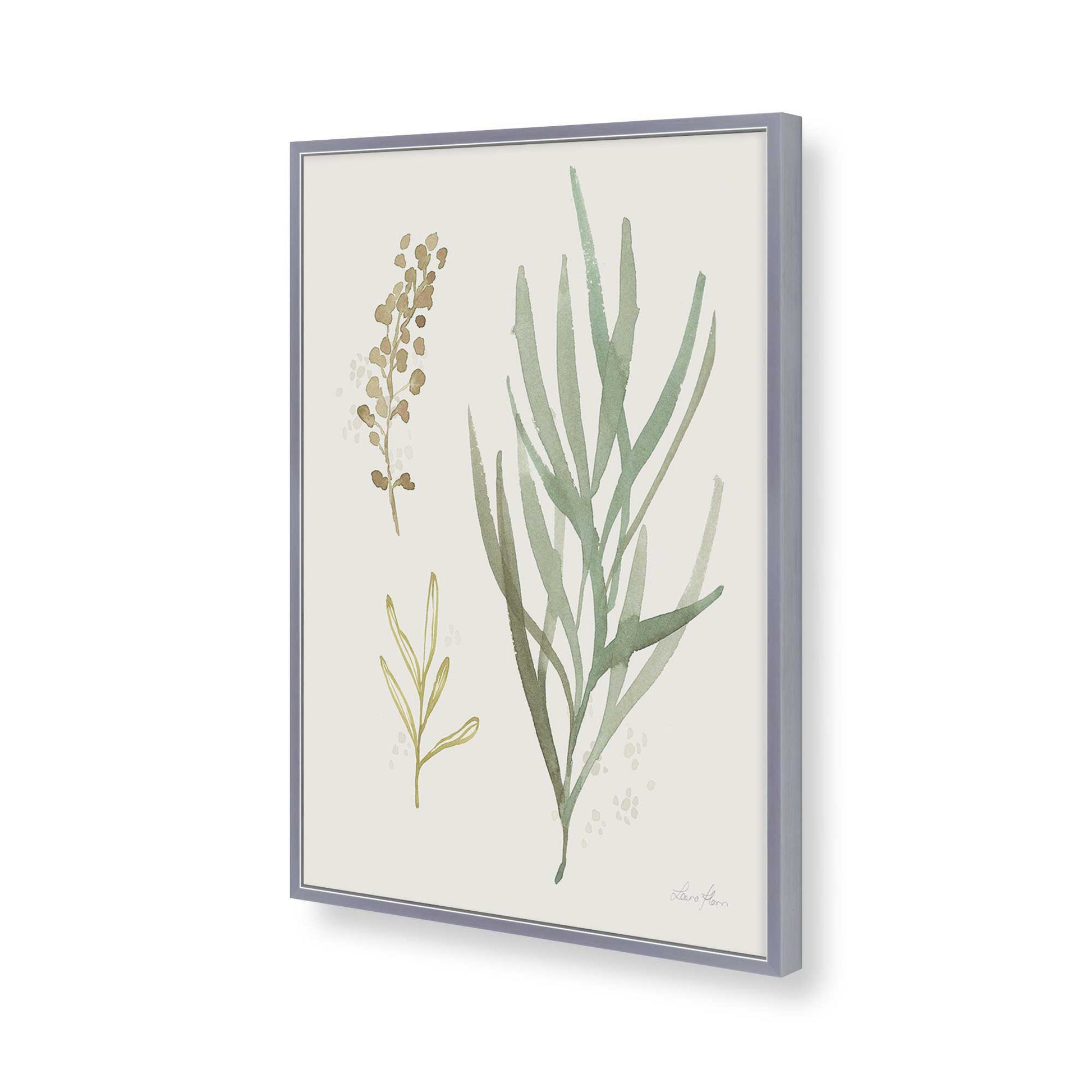 [Color:Polished Chrome], Picture of art in a Polished Chrome frame of the corner