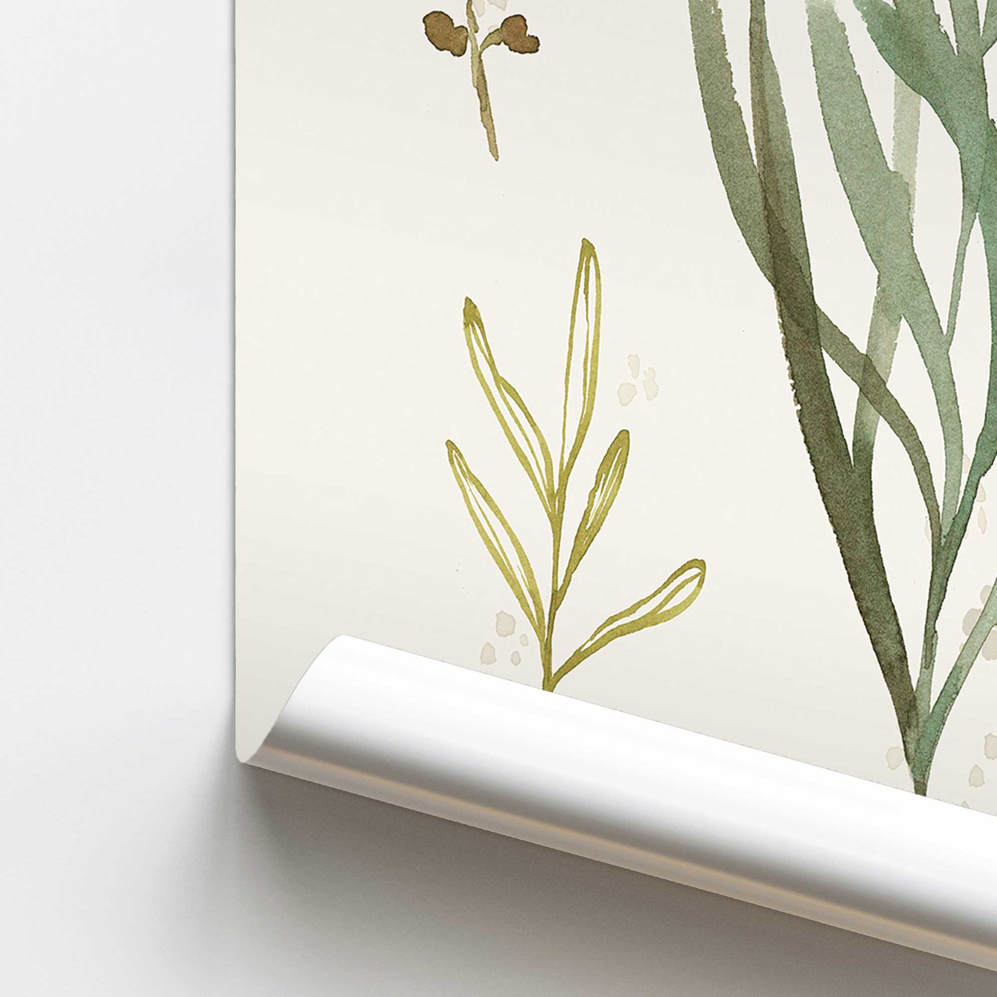 [color:Rolled Print], Picture of close up of art