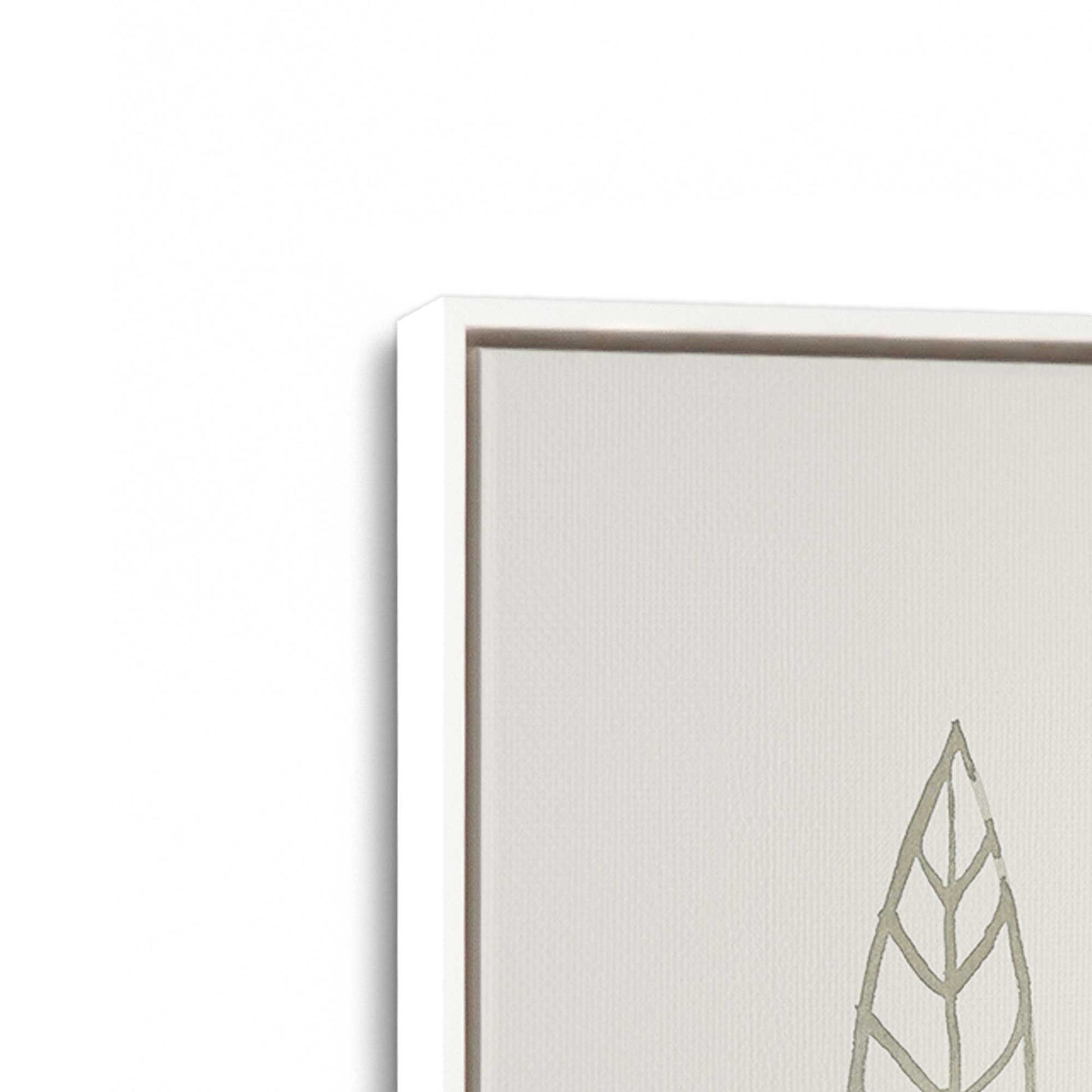 [Color:Opaque White], Picture of art in a White frame at an angle