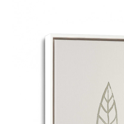 [Color:Opaque White], Picture of art in a White frame at an angle