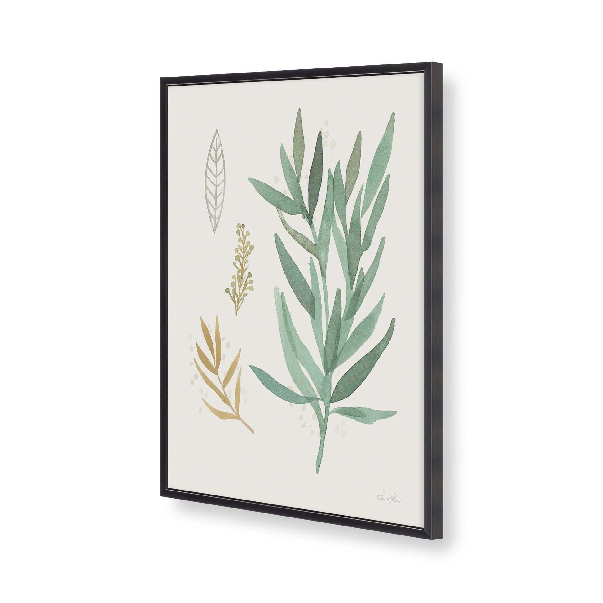 [Color:Weathered Zinc], Picture of art in a Weathered Zinc frame of the corner