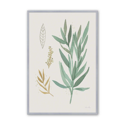 Earthy Greens in Bloom Set of 4 Art Prints
