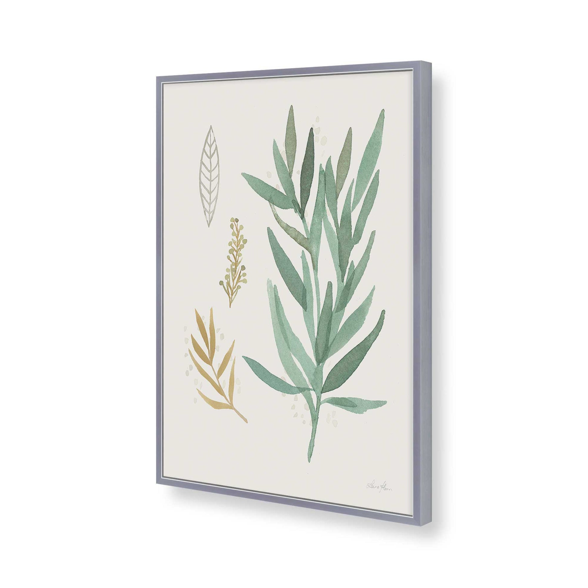 [Color:Polished Chrome], Picture of art in a Polished Chrome frame of the corner