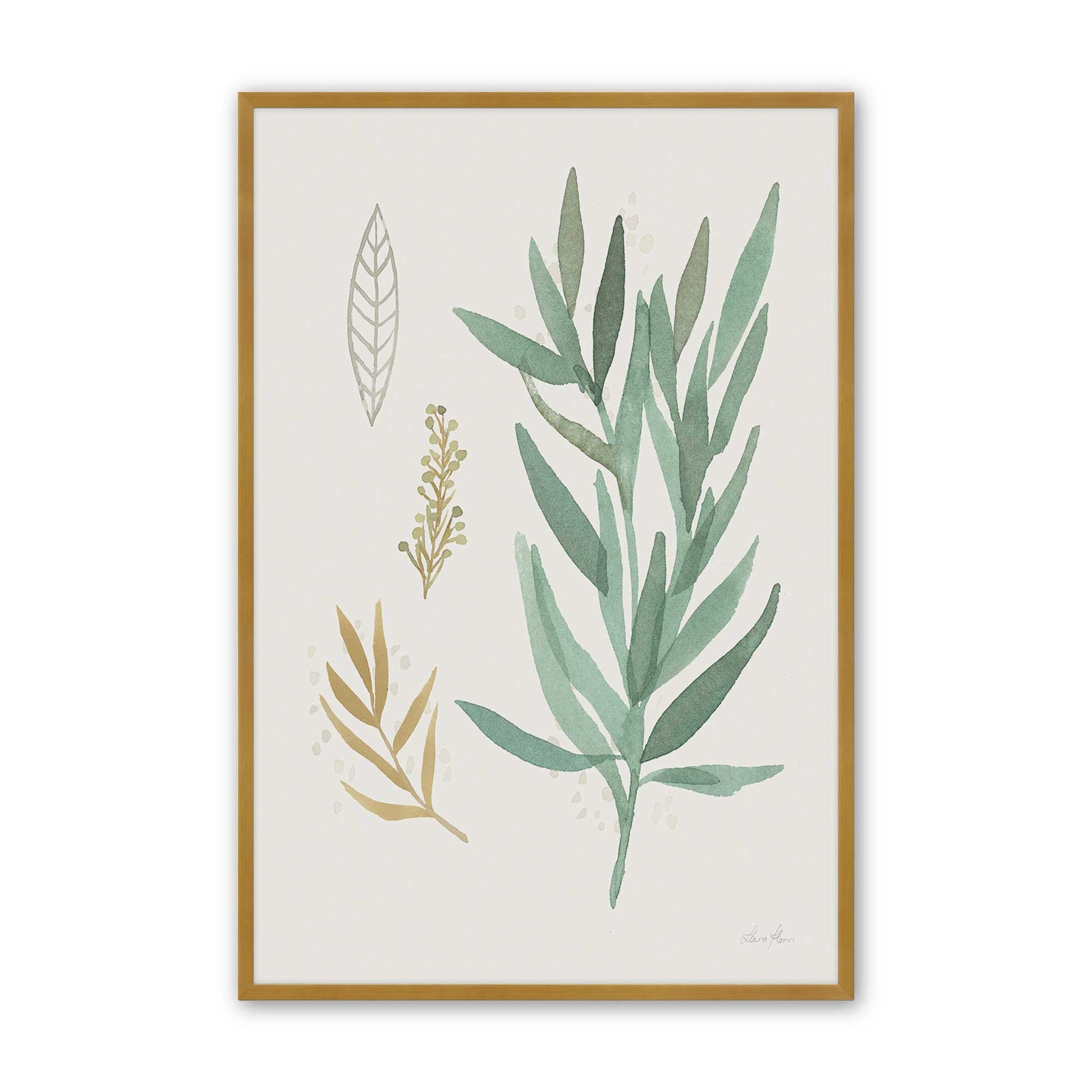 [Color:Polished Gold], Picture of art in a Polished Gold frame