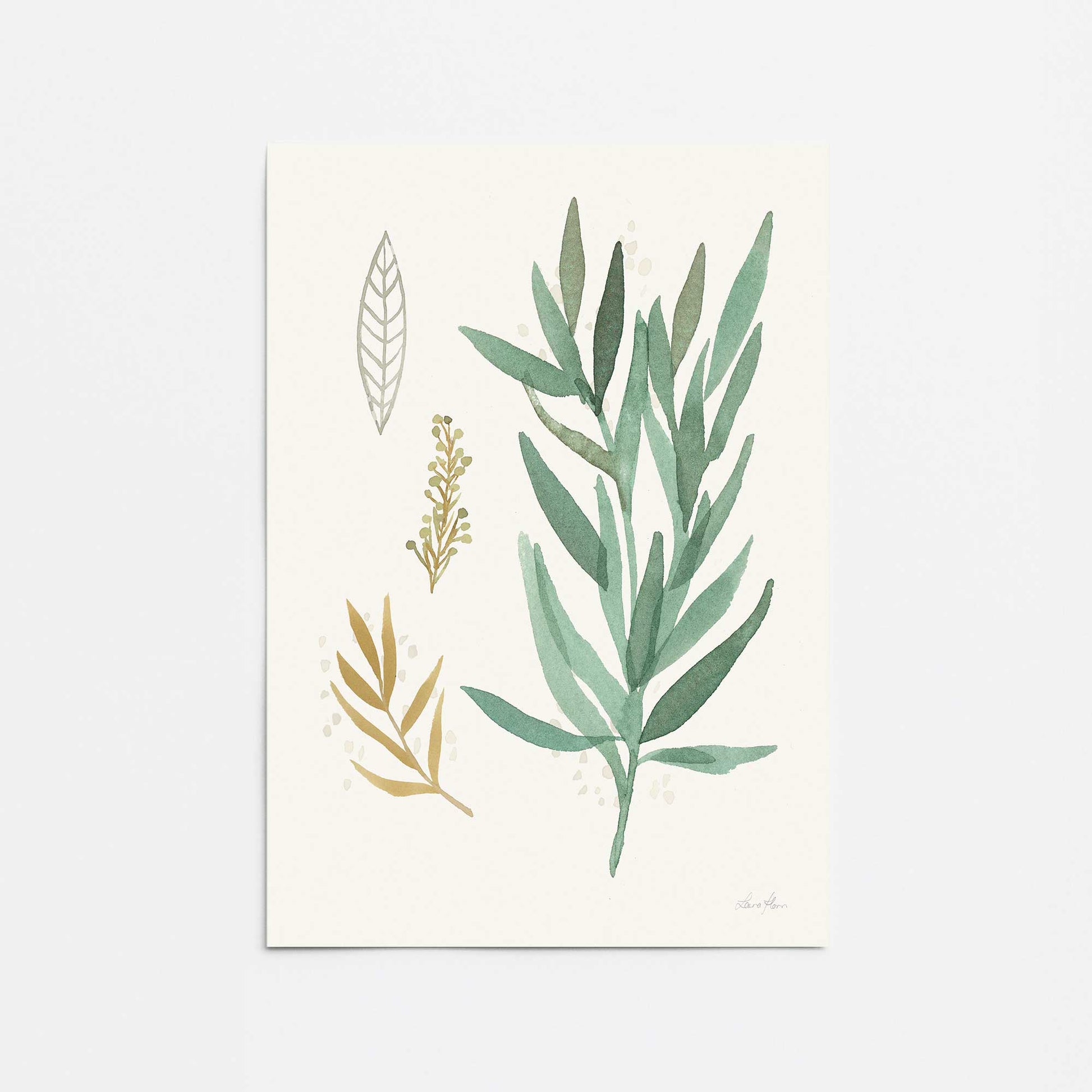 [color:Rolled Print], Picture of close up of art