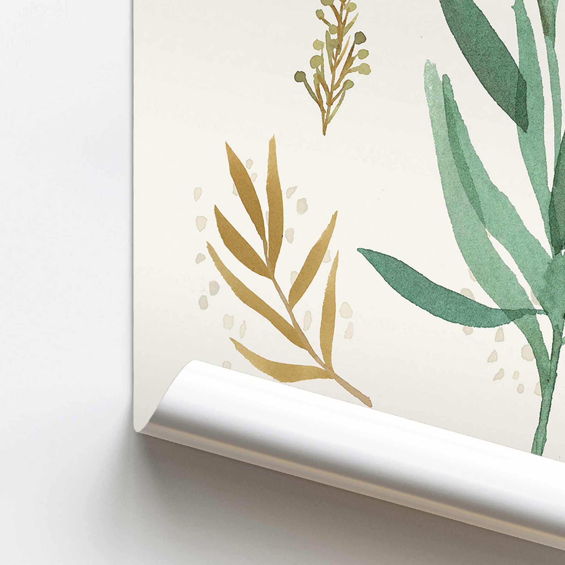 [color:Rolled Print], Picture of close up of art