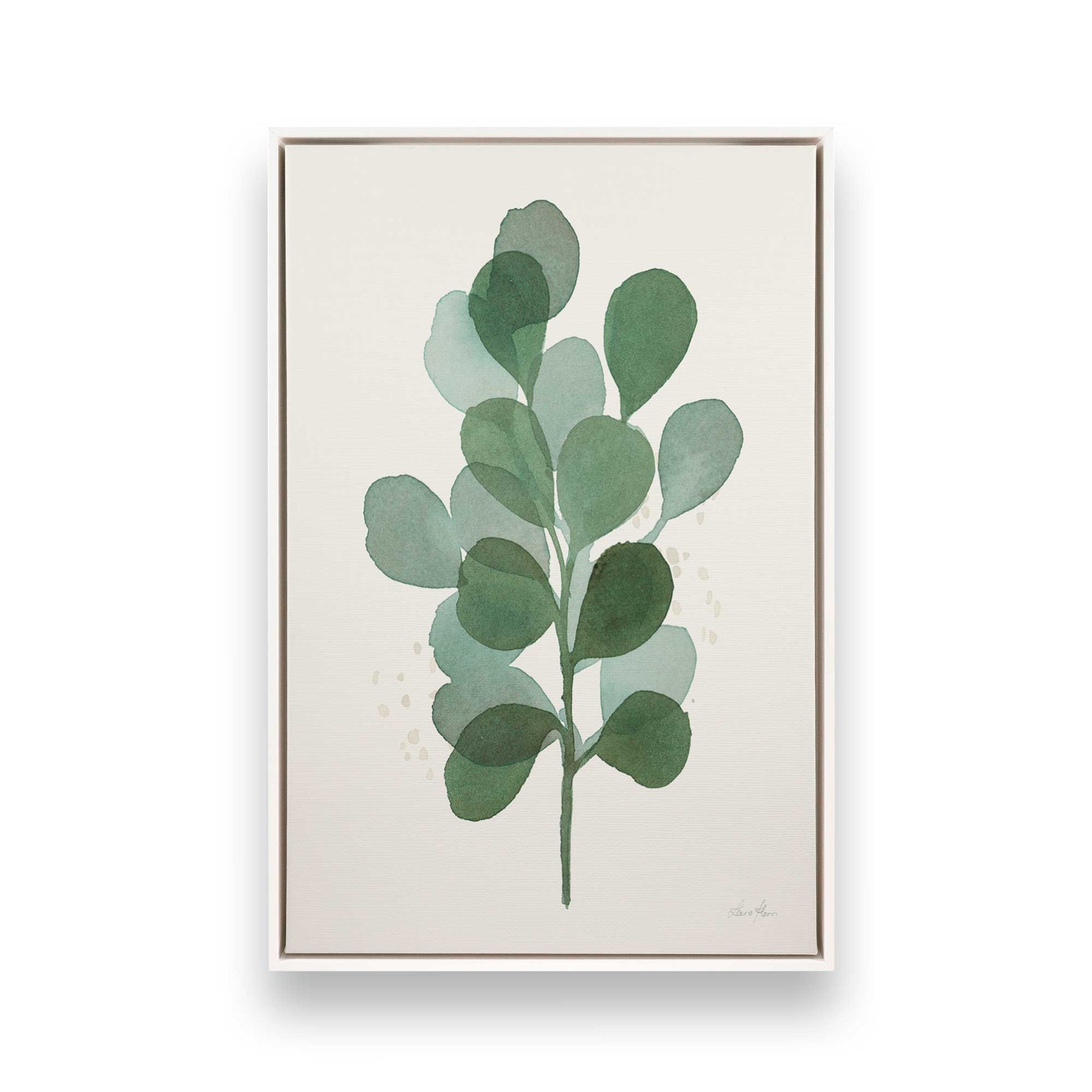 [Color:Opaque White], Picture of art in a White frame